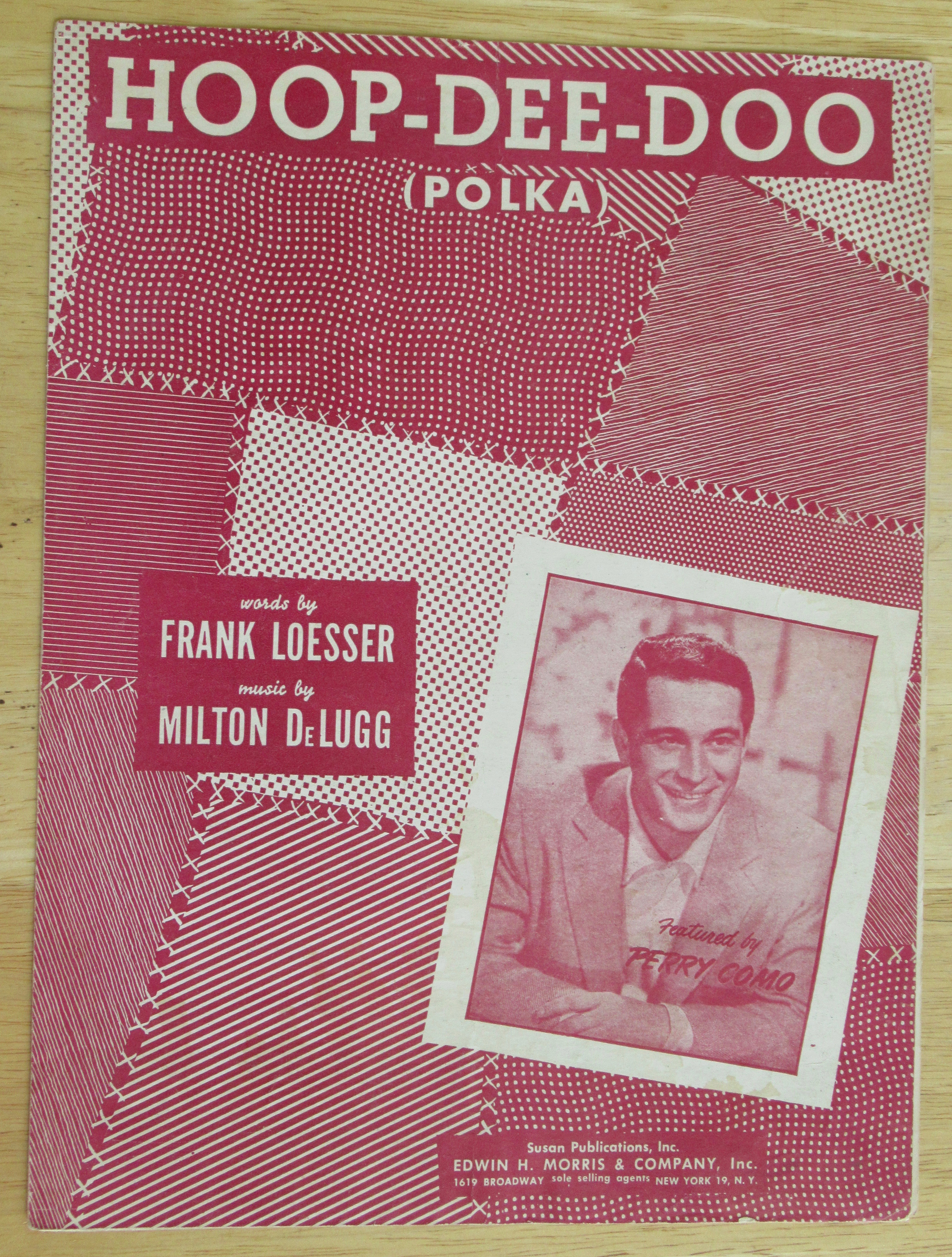 Sheet Music For 1950 Hoop-Dee-Doo (Polka)