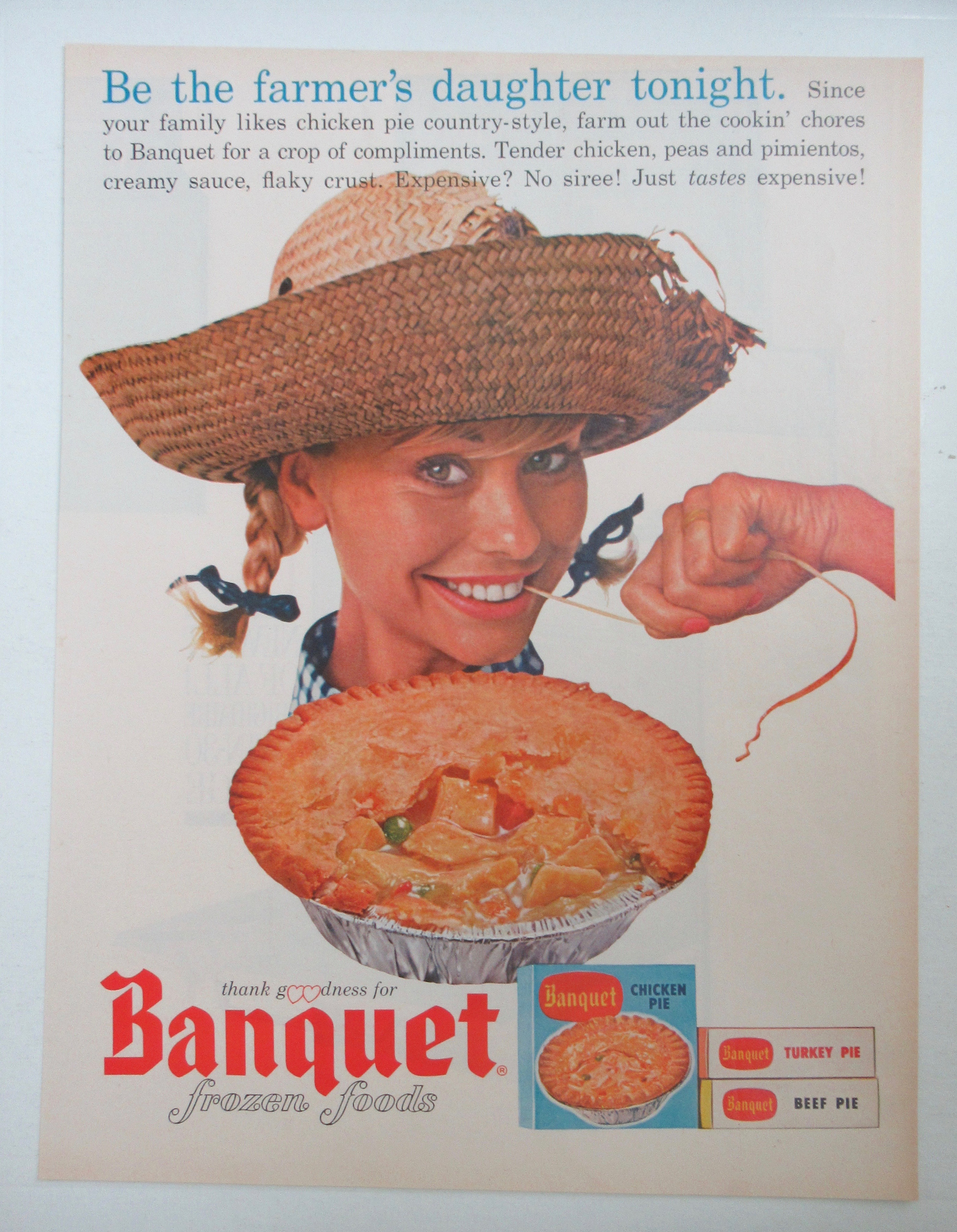 1964 Banquet Chicken Pie with the Farmer's Daughter