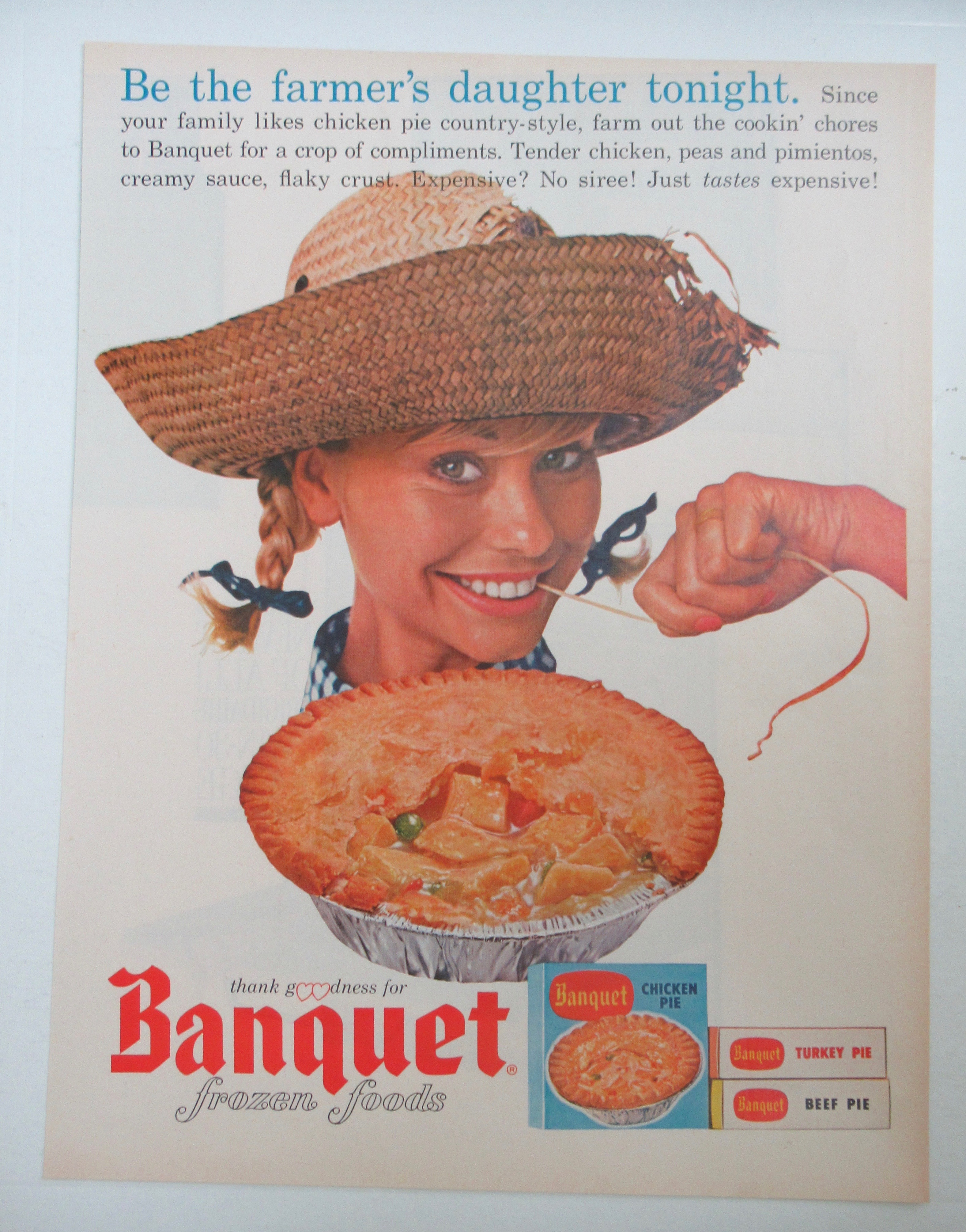1964 Banquet Chicken Pie with the Farmer's Daughter