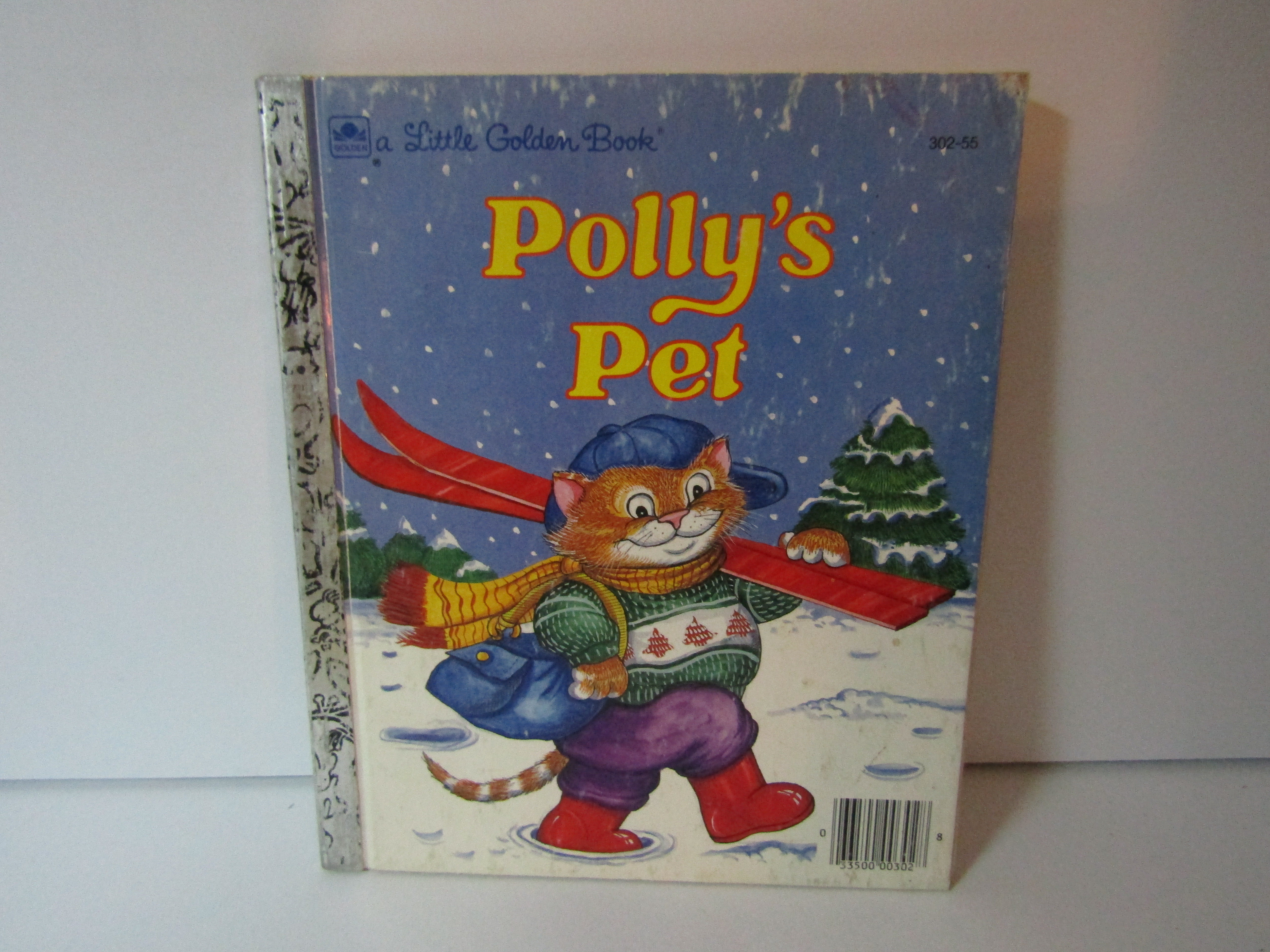 Vintage Little Golden Book Polly's Pet