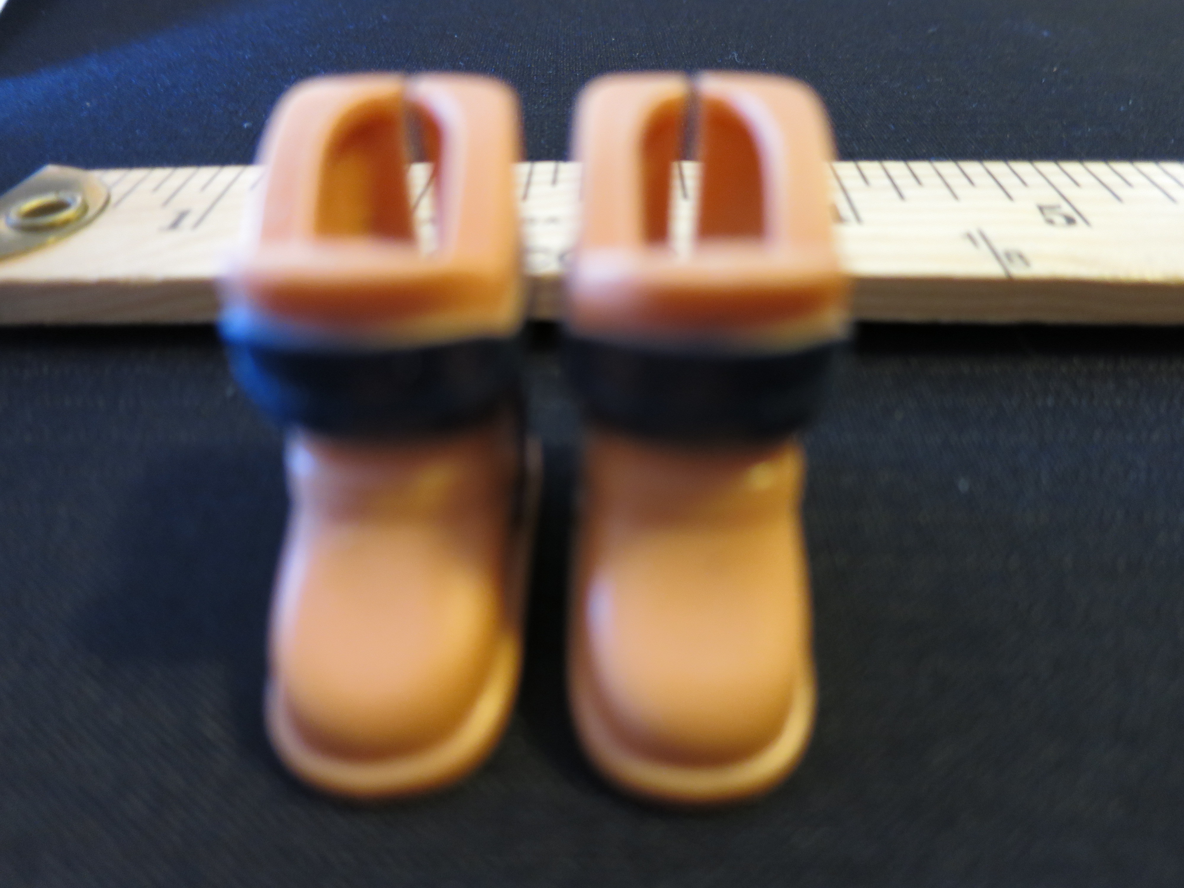 Doll Accessories Boots orange brown