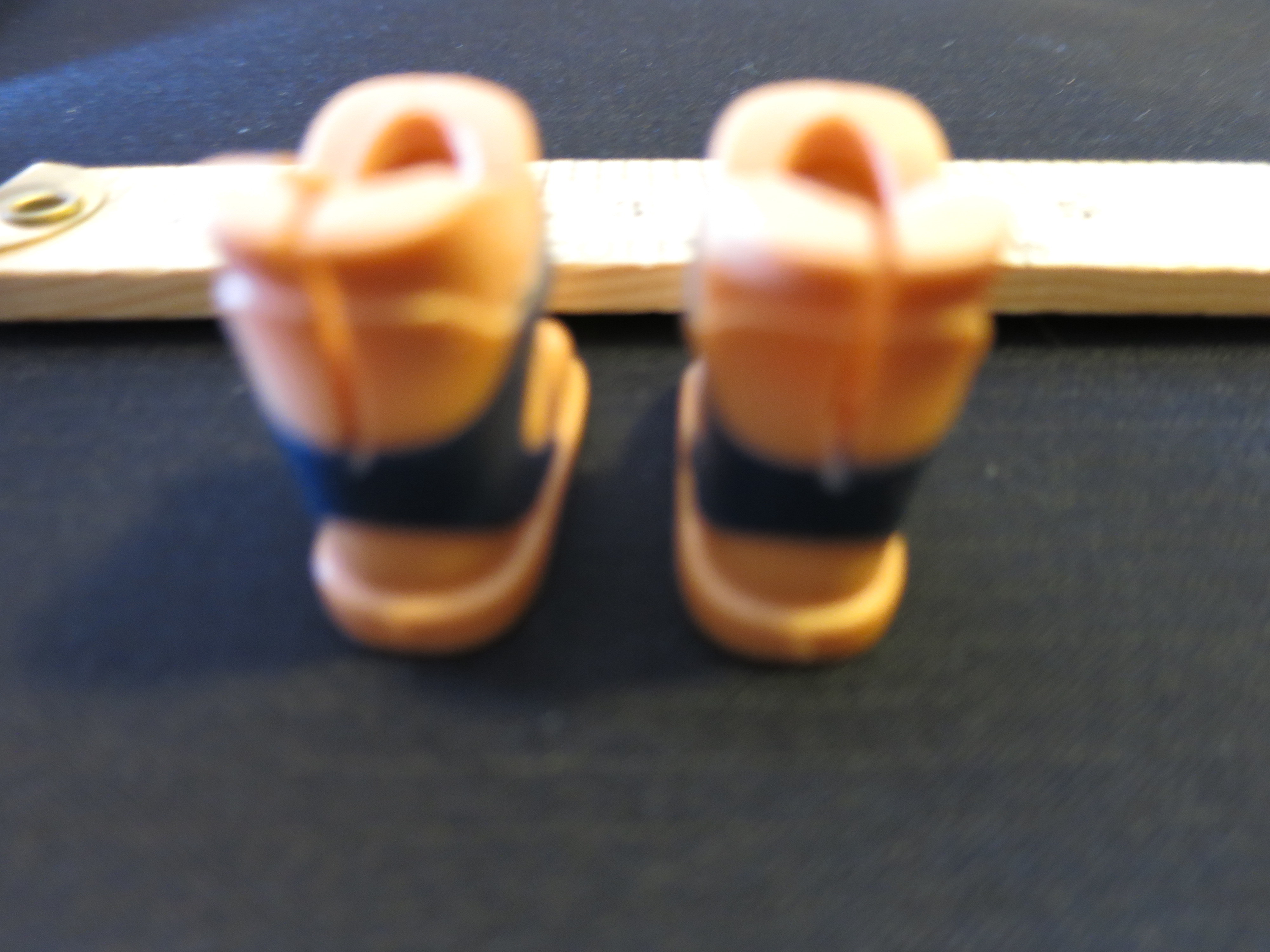 Doll Accessories Boots orange brown