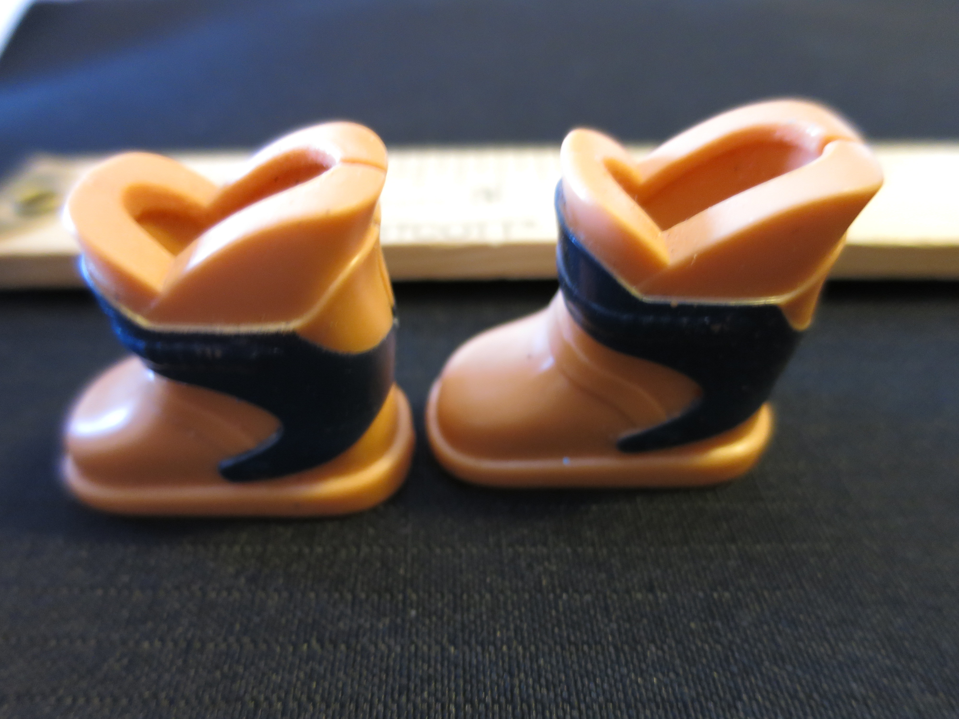 Doll Accessories Boots orange brown