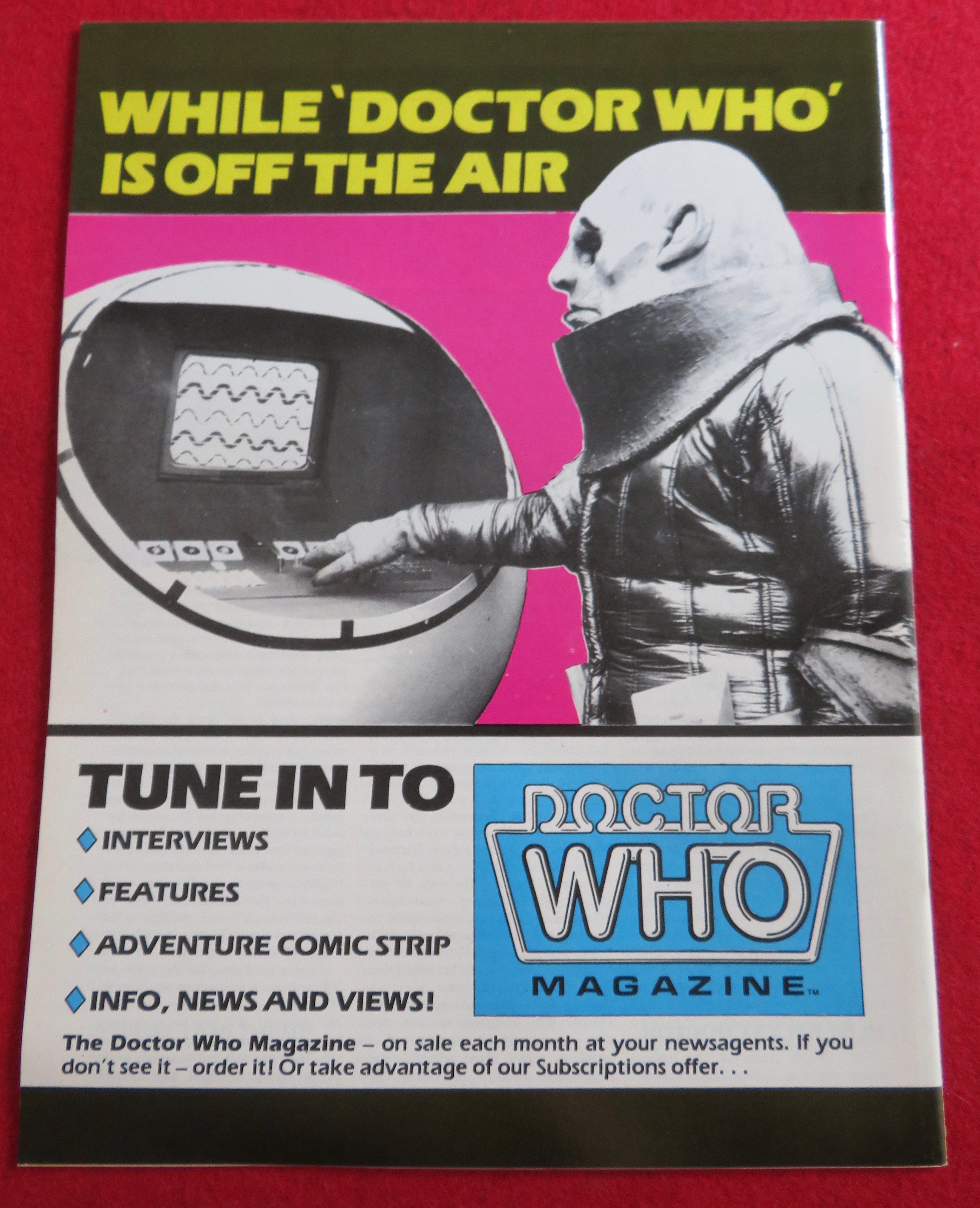 Doctor (Dr) Who Magazine March 1986