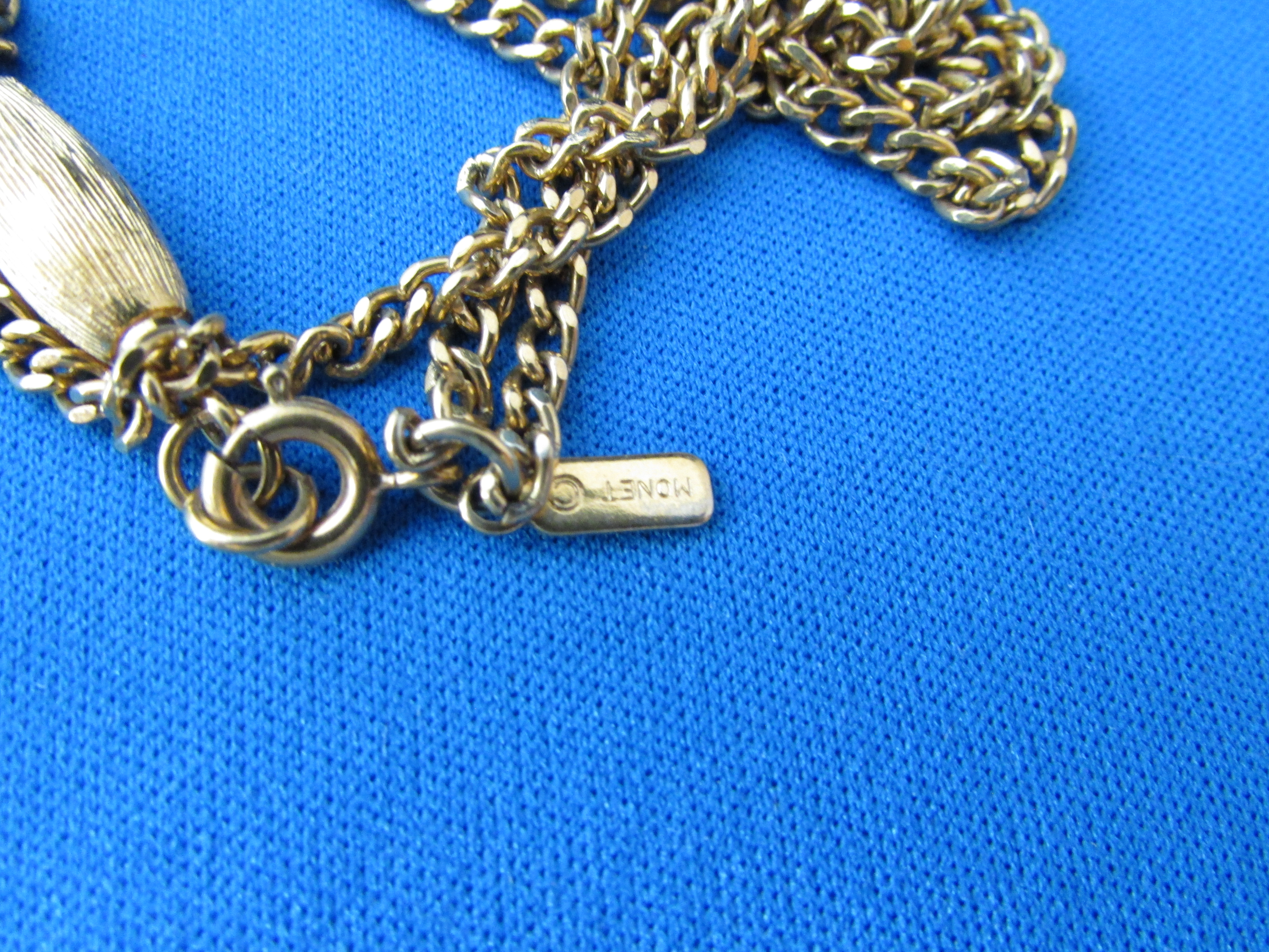 Long Monet Goldtone Necklace