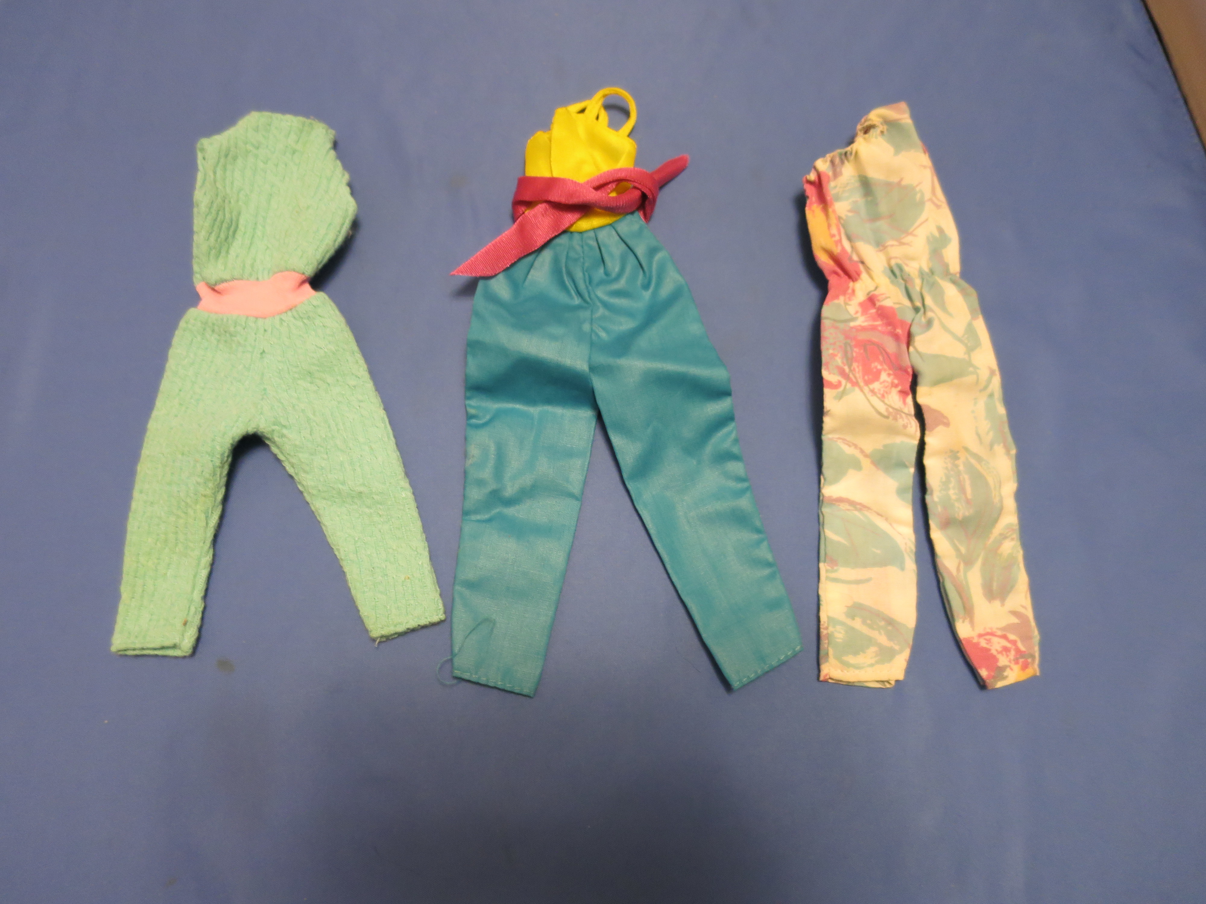 Barbie Doll Pantsuit Outfit lot of three not tagged