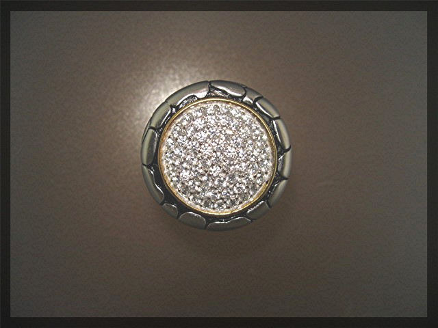 Ring Sterling Silver pave CZ Designer Look Ring