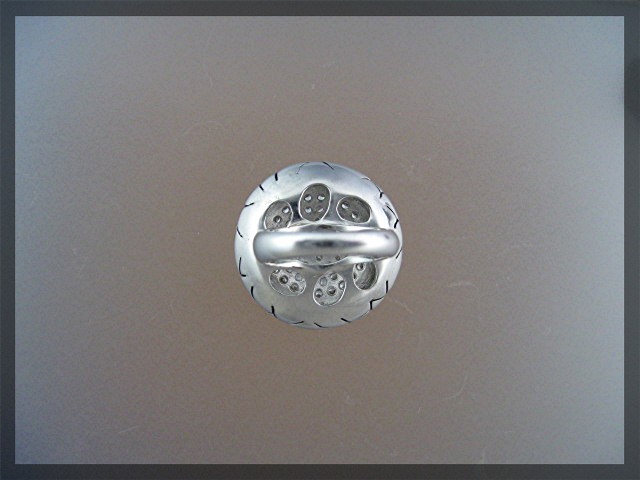 Ring Sterling Silver pave CZ Designer Look Ring