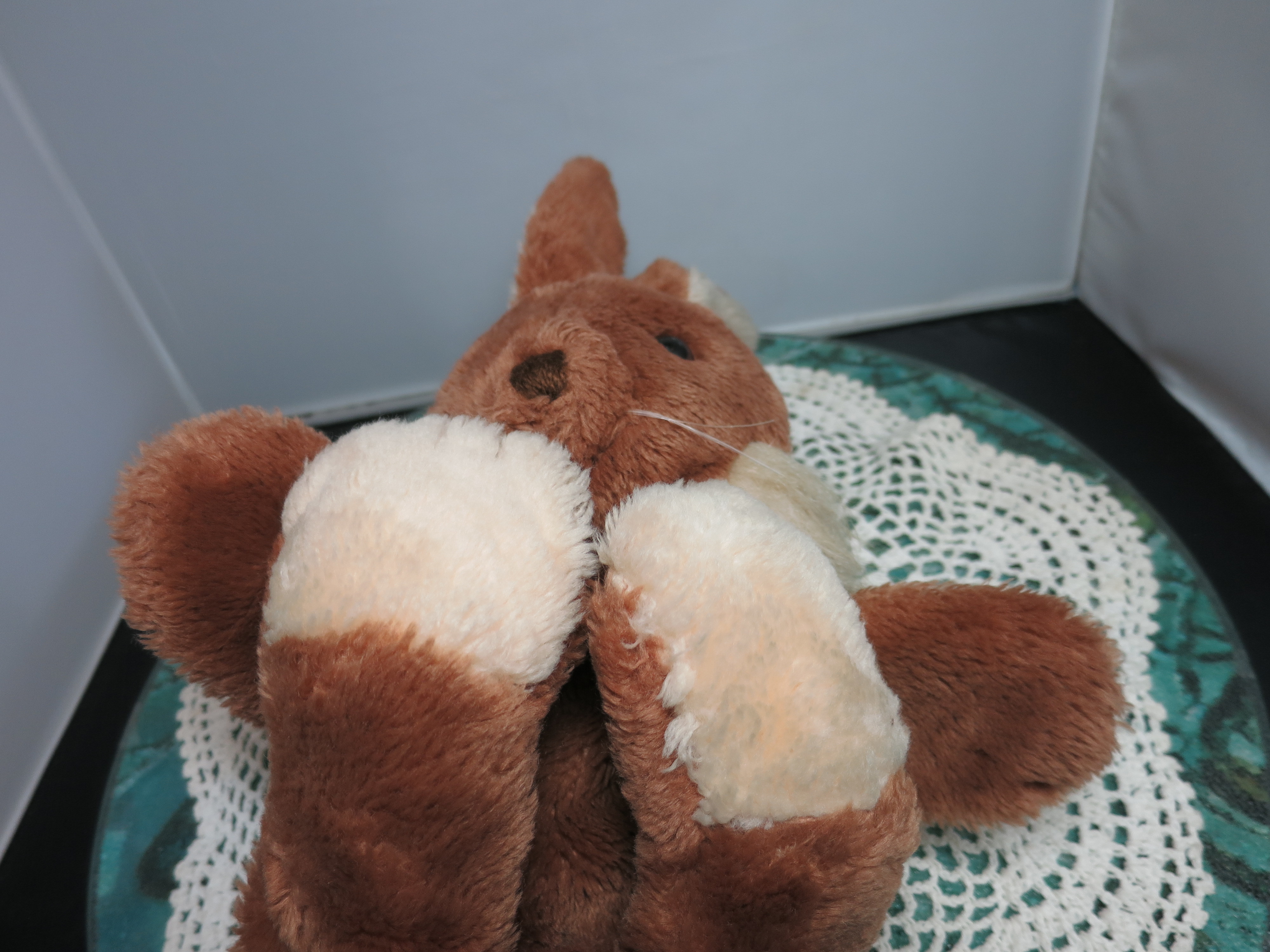 Vintage R. Dakin Bunny Rabbit Hand Puppet Stuffed Plush 1982