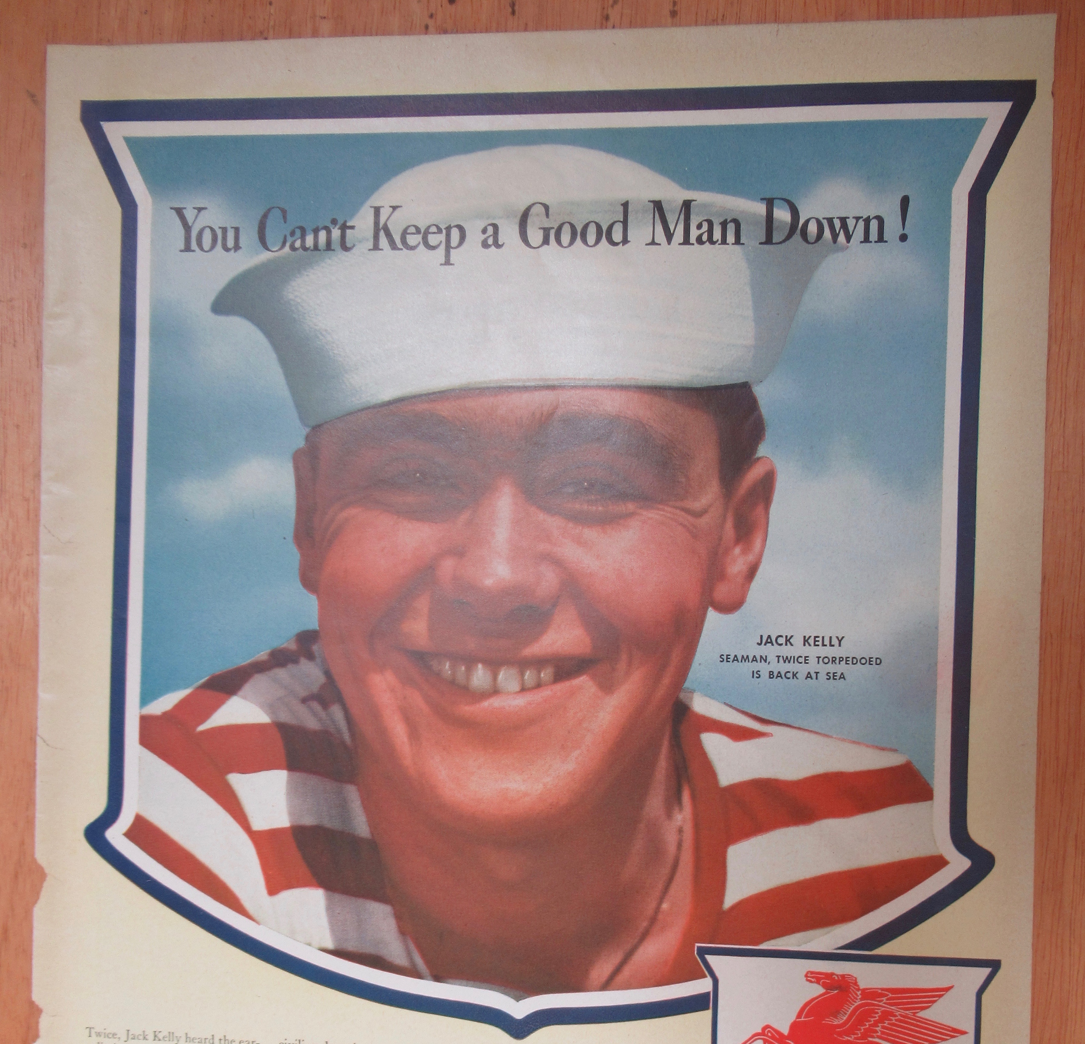1943 Mobilgas/ Mobil Gas with Seaman Jack Kelly