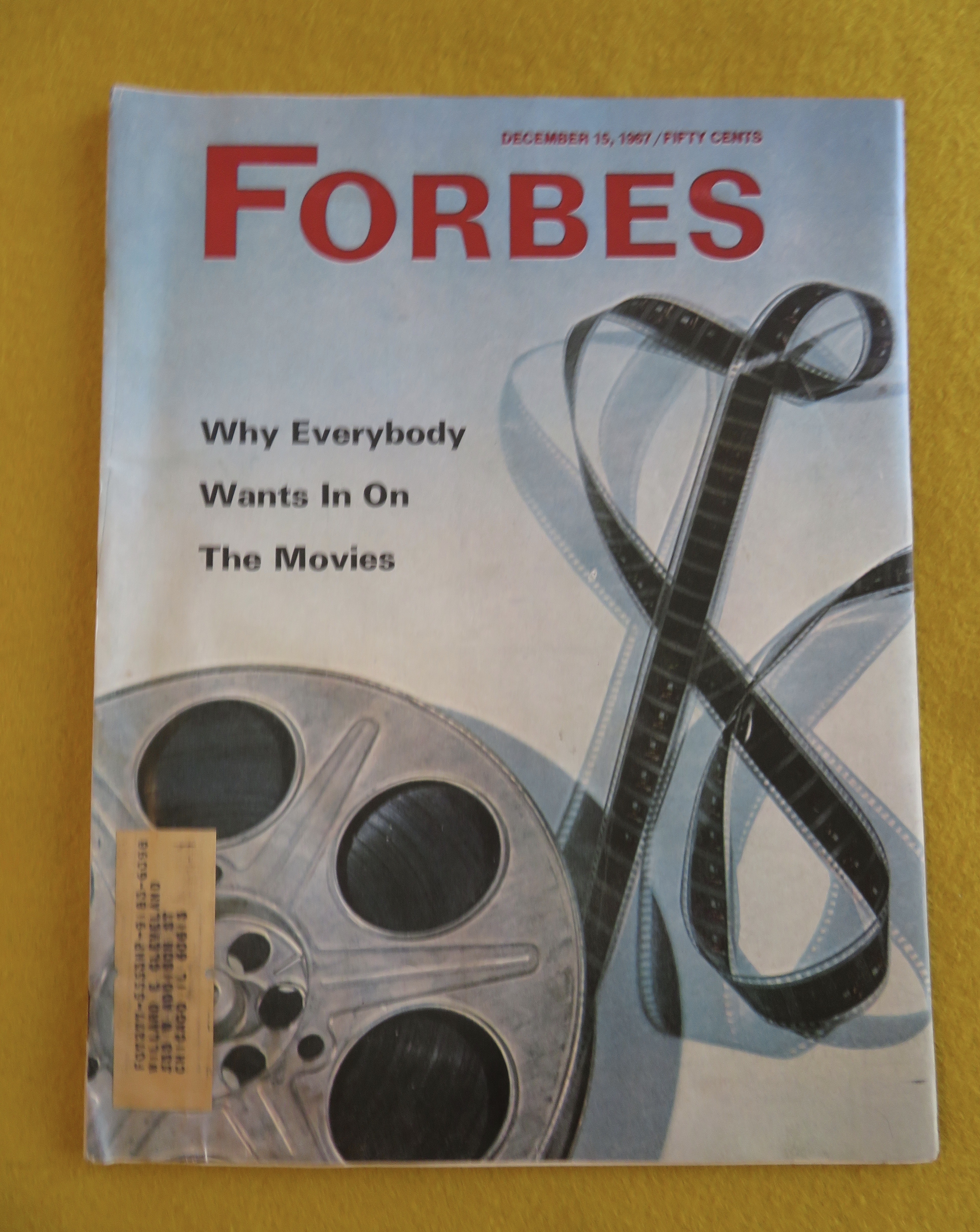 Forbes Magazine December 15, 1967 Movies