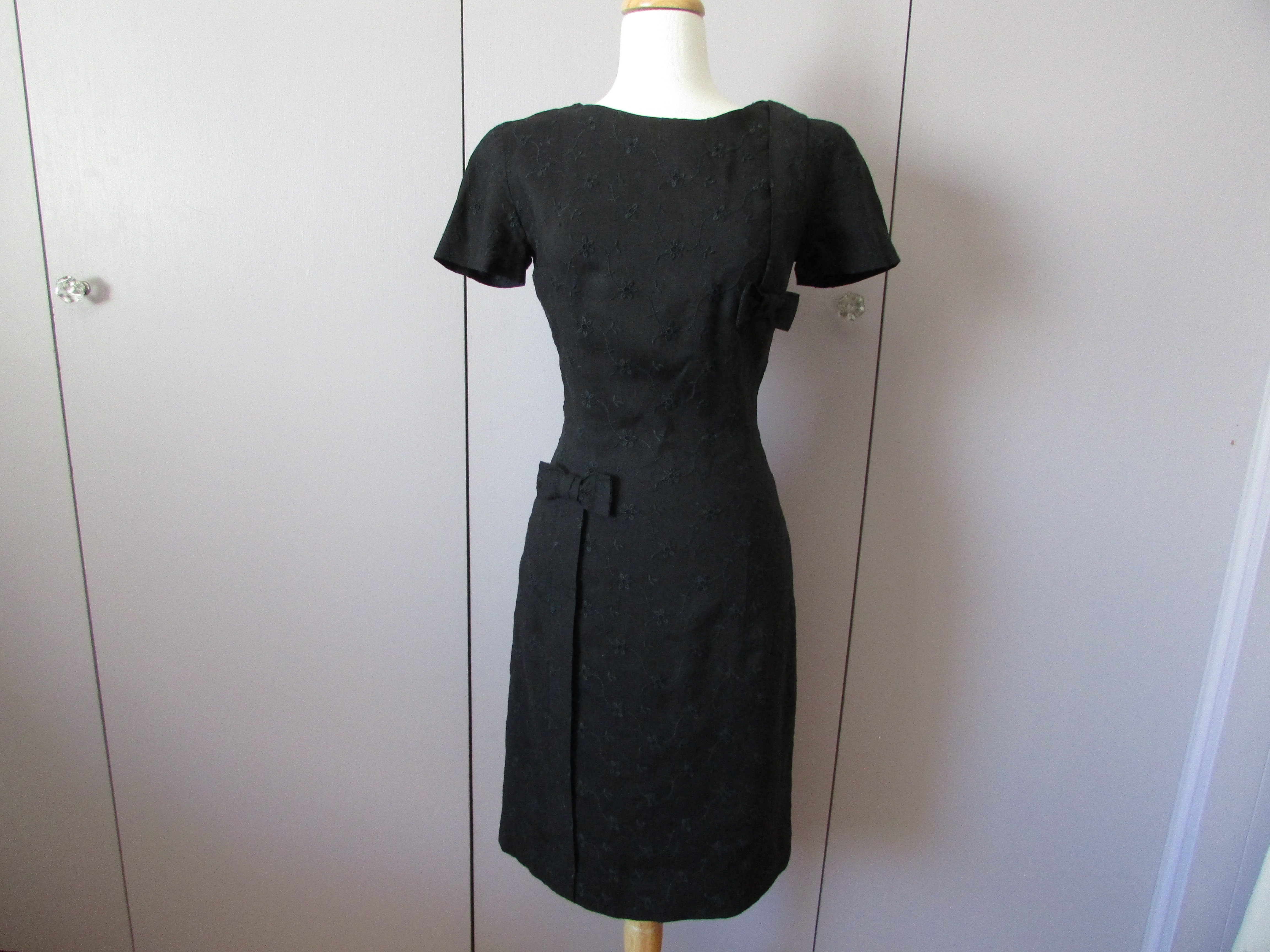Custom Original Irish Linen Black Suit Dress
