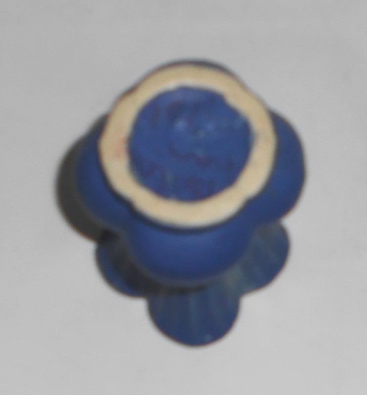 VINTAGE Niloak Pottery Matte Blue Cabinet Vase
