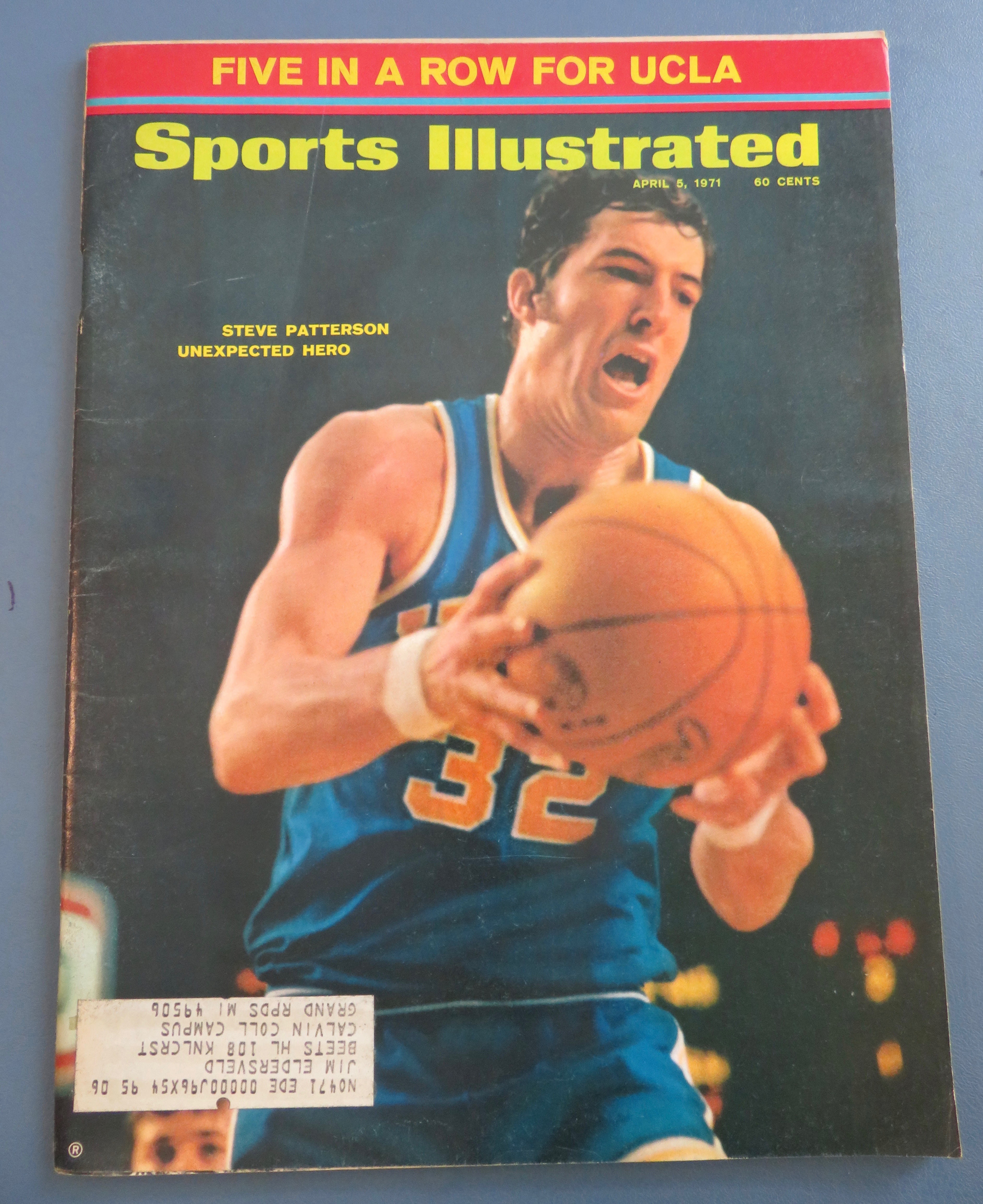 Sports Illustrated Magazine April 5, 1971 S Patterson