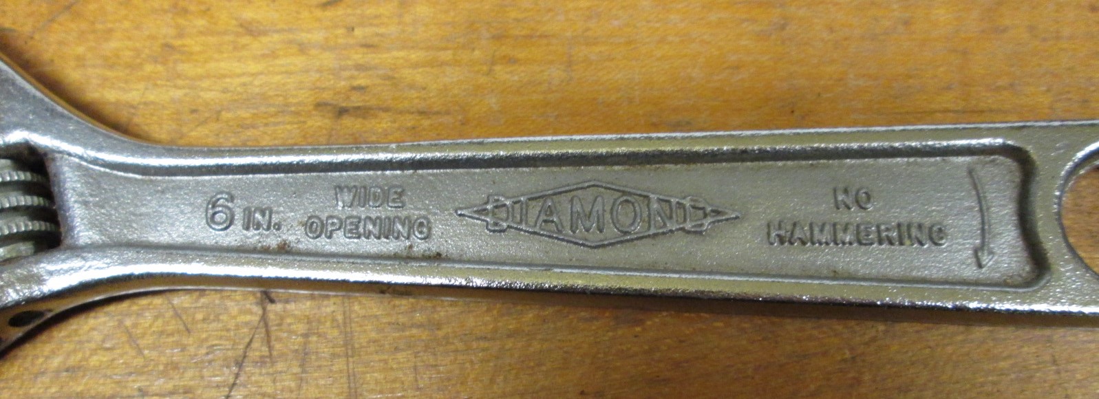 Diamond Adjustable Wrench  6 inch