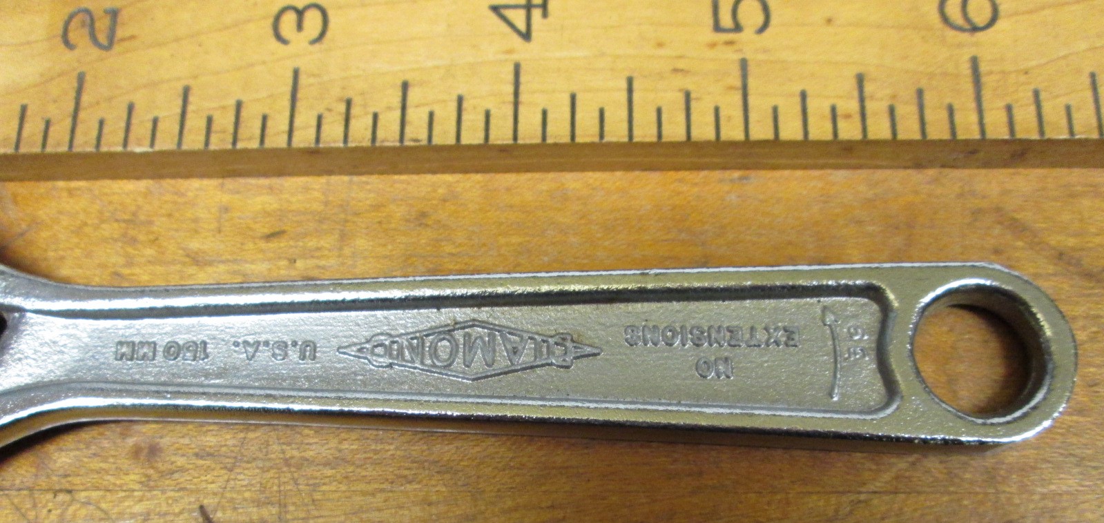Diamond Adjustable Wrench  6 inch
