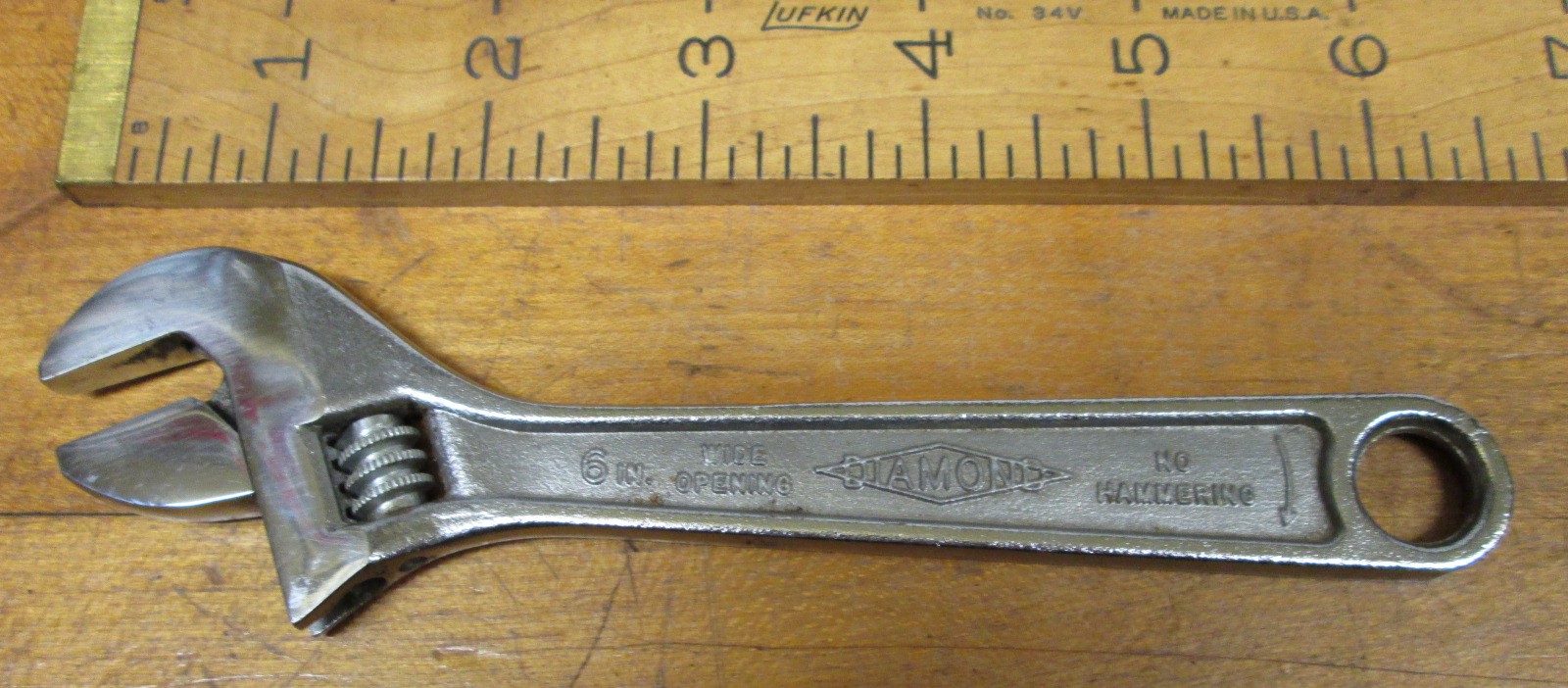Diamond Adjustable Wrench 6 inch