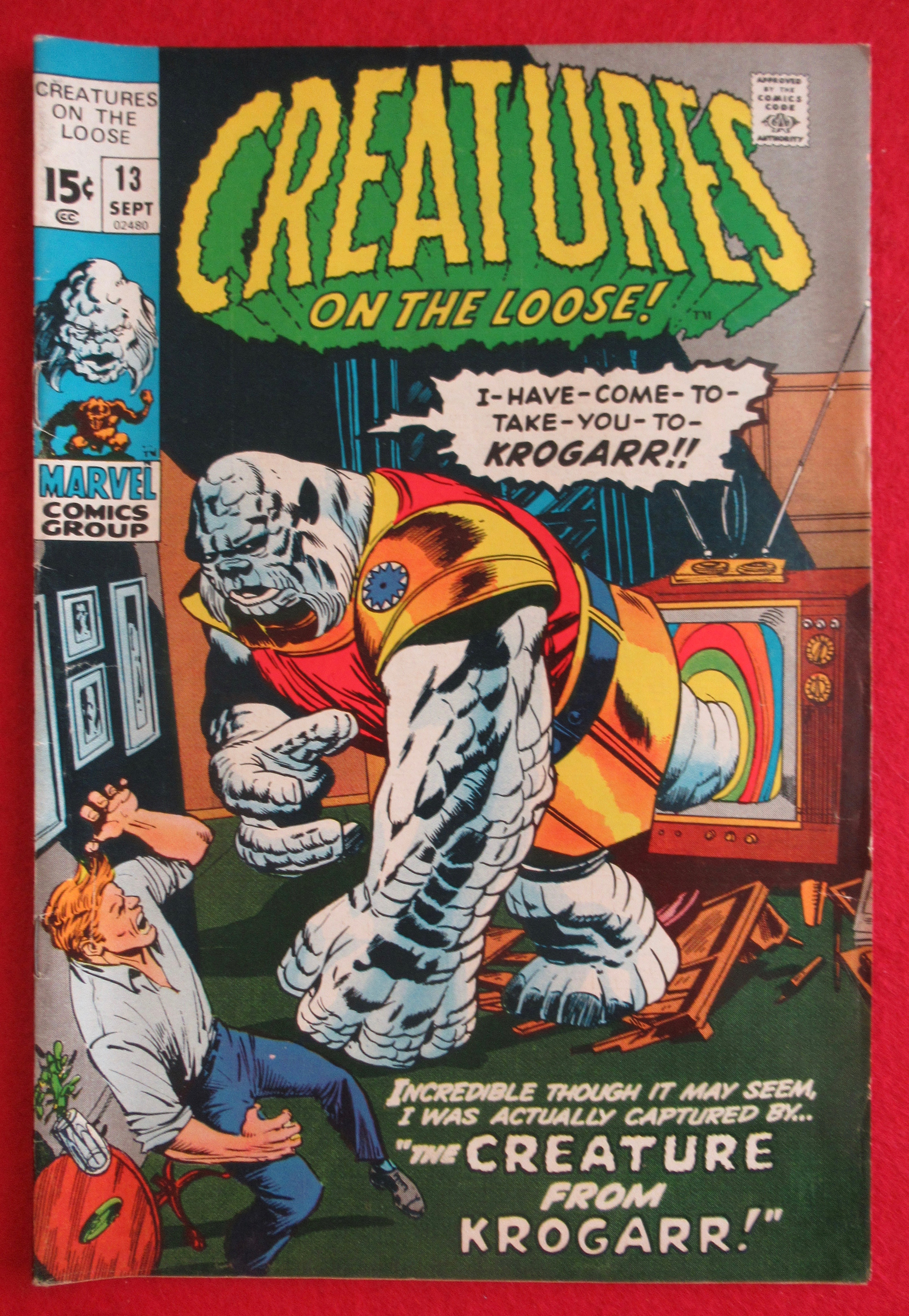 Creatures On The Loose September 1971 Krogarr