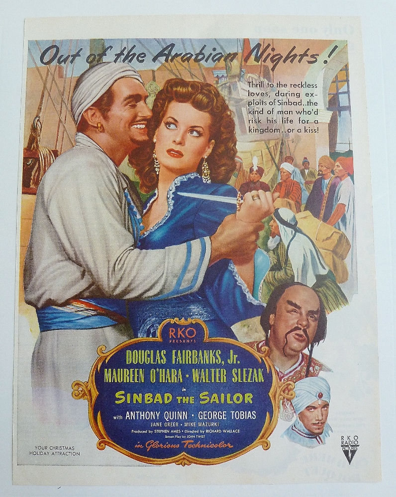 1946 Sinbad The Sailor With Maureen O'Hara