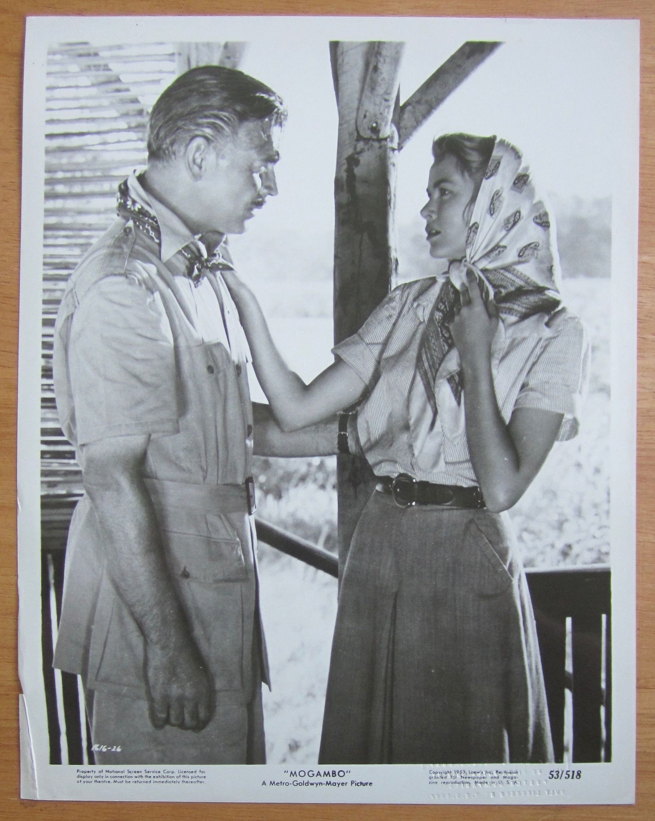 1953 Movie Photo/Lobby Card of Mogambo