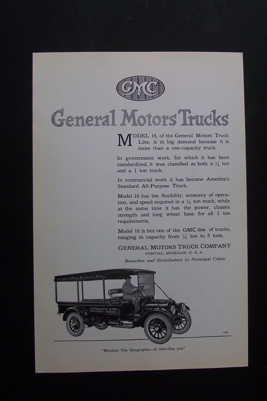 1920 General Motors Trucks