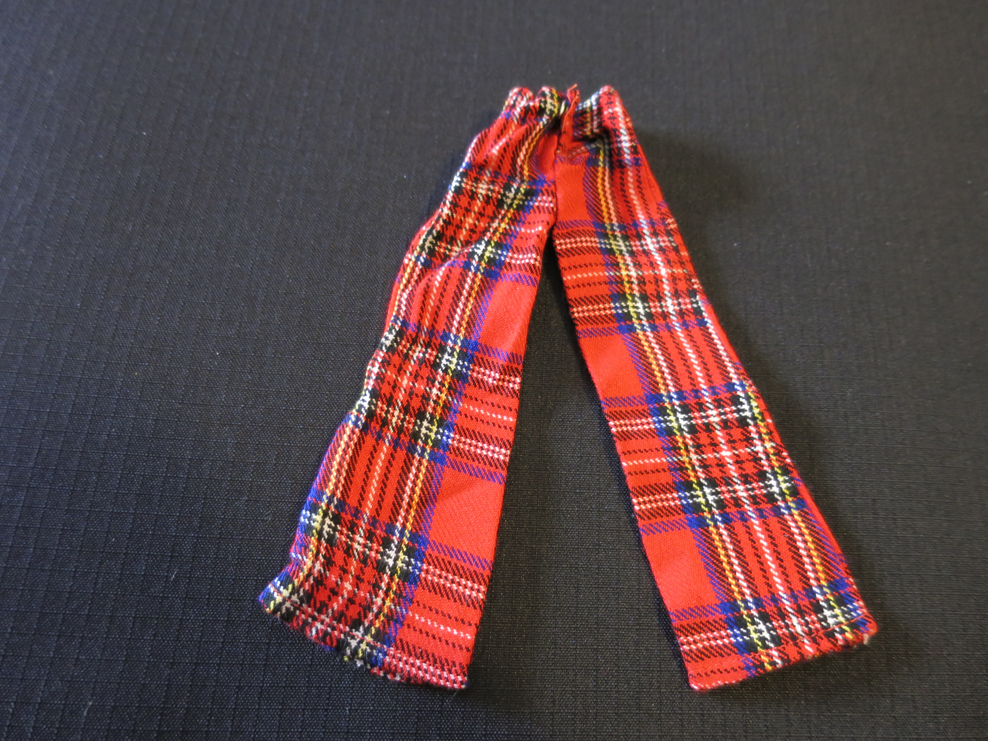Vintage Barbie Doll Pants Slacks Red Plaid no tag
