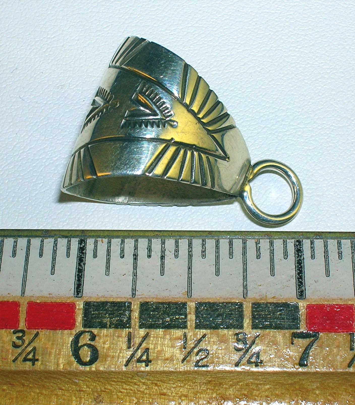 Native American Bale Sterling Silver USA