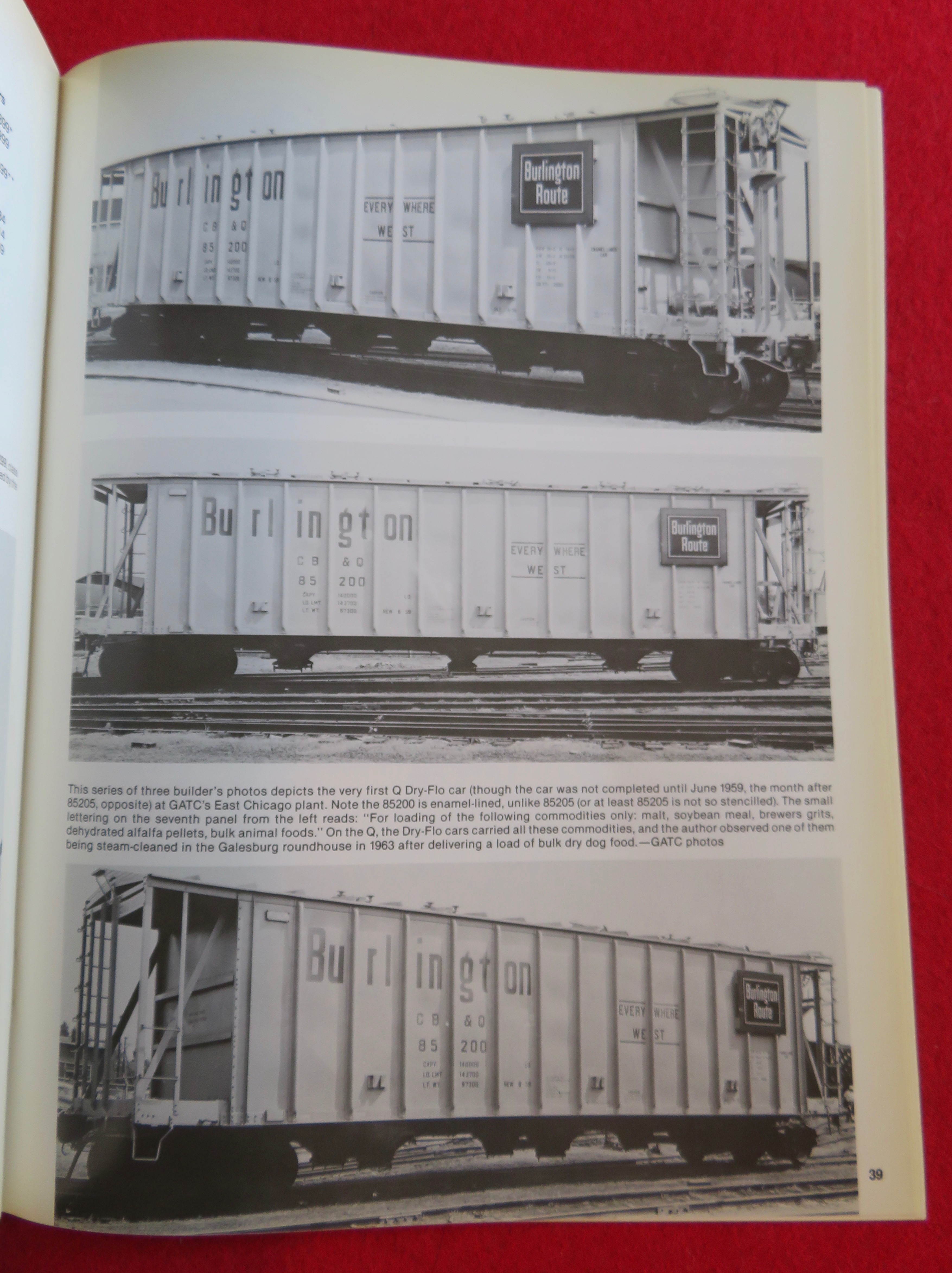 Burlington Bulletin Magazine 1989 Covered Hoppers