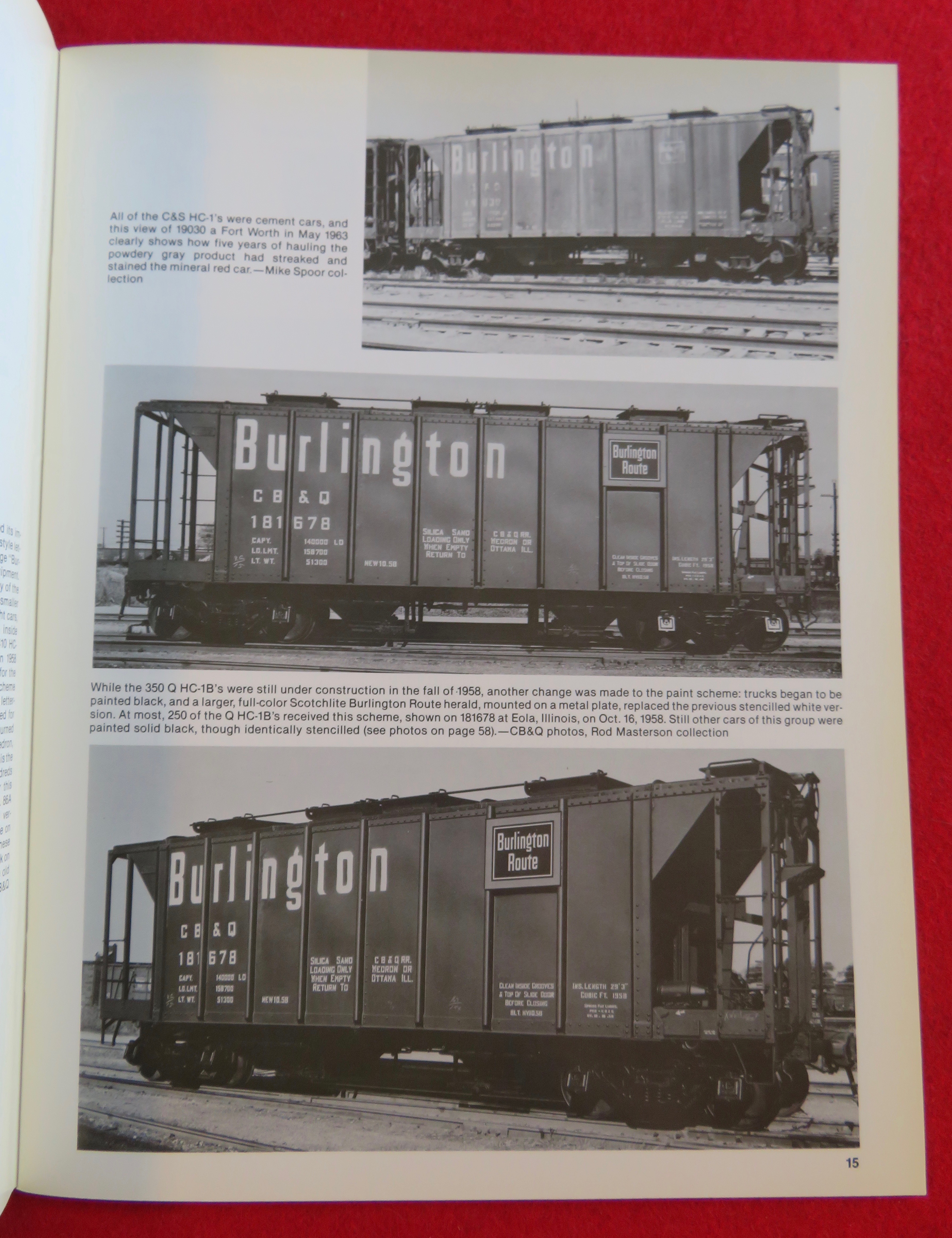 Burlington Bulletin Magazine 1989 Covered Hoppers