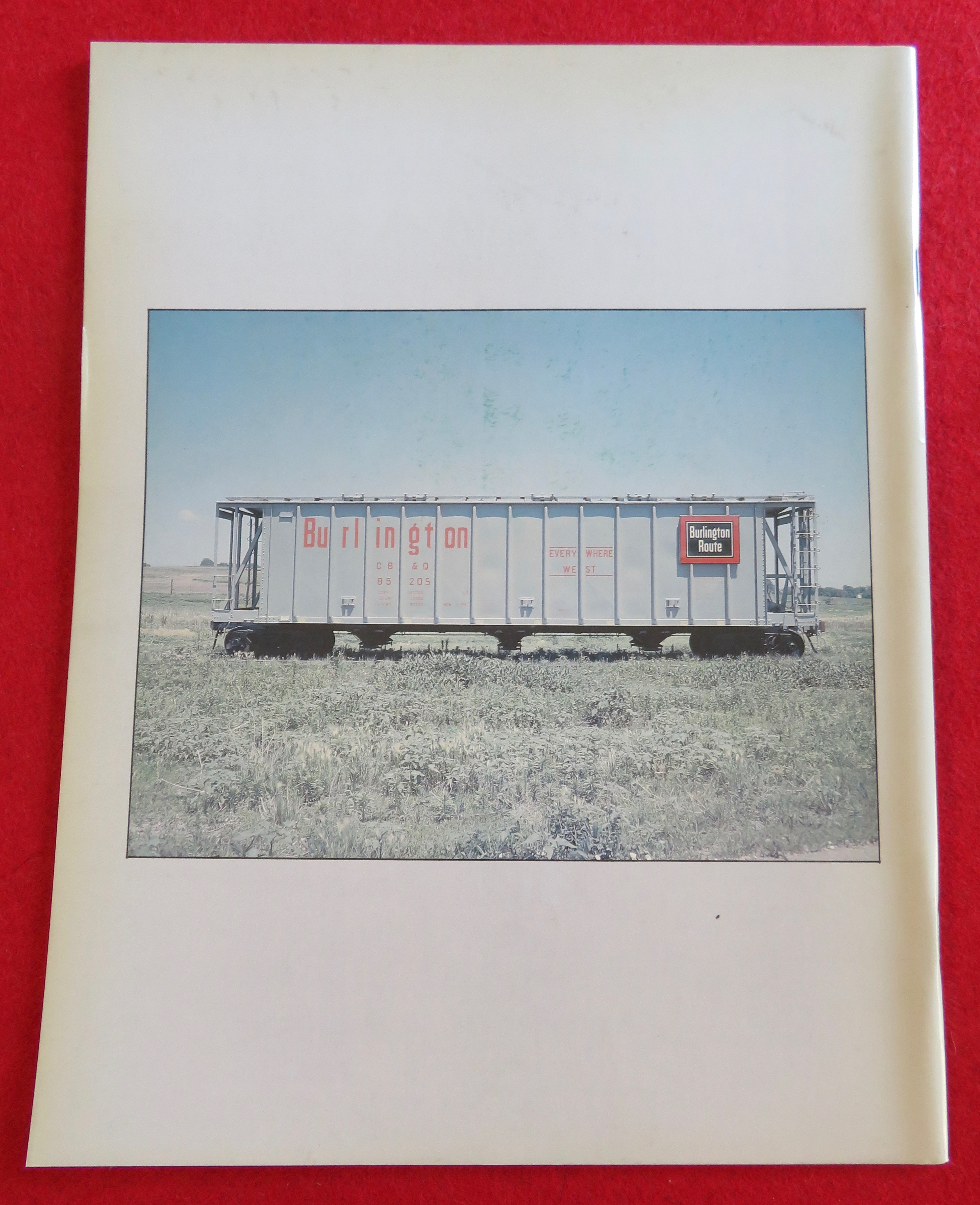 Burlington Bulletin Magazine 1989 Covered Hoppers
