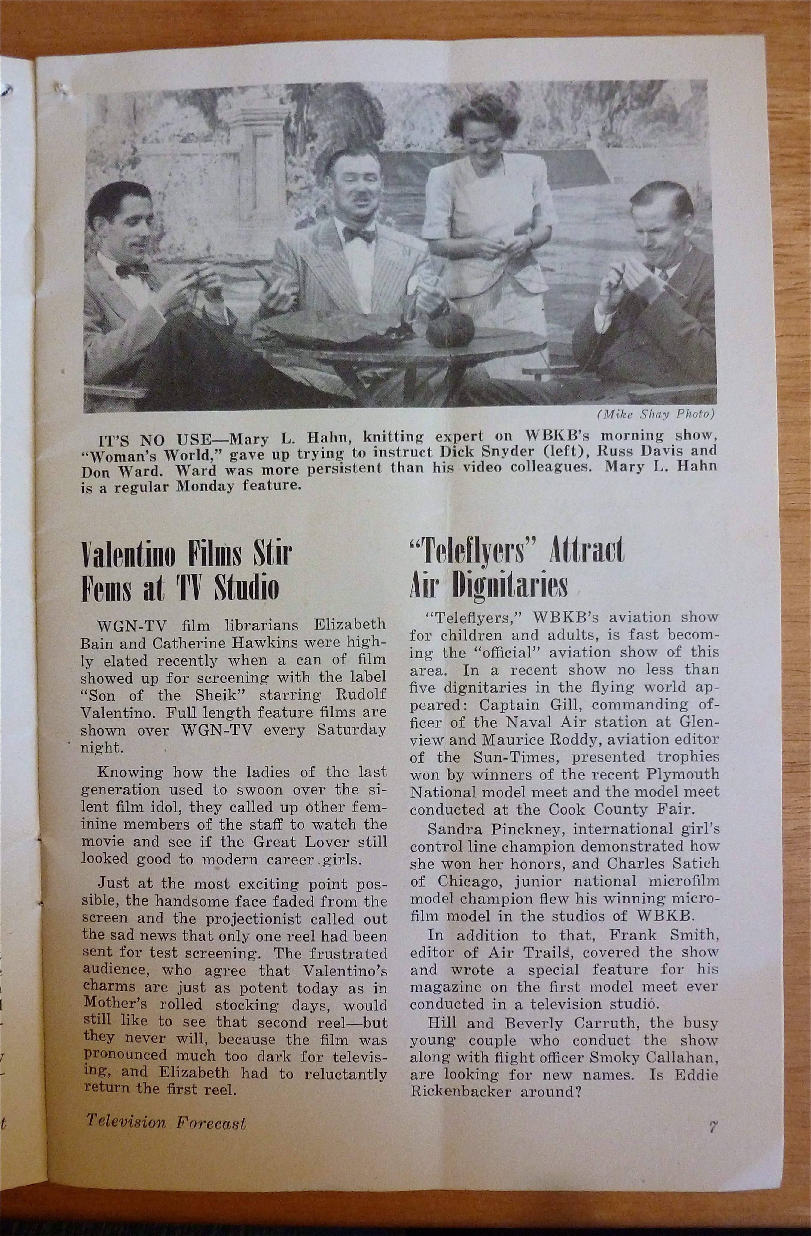 1948 Chicago Television Forecast Vol.1-#20 Test Pattern