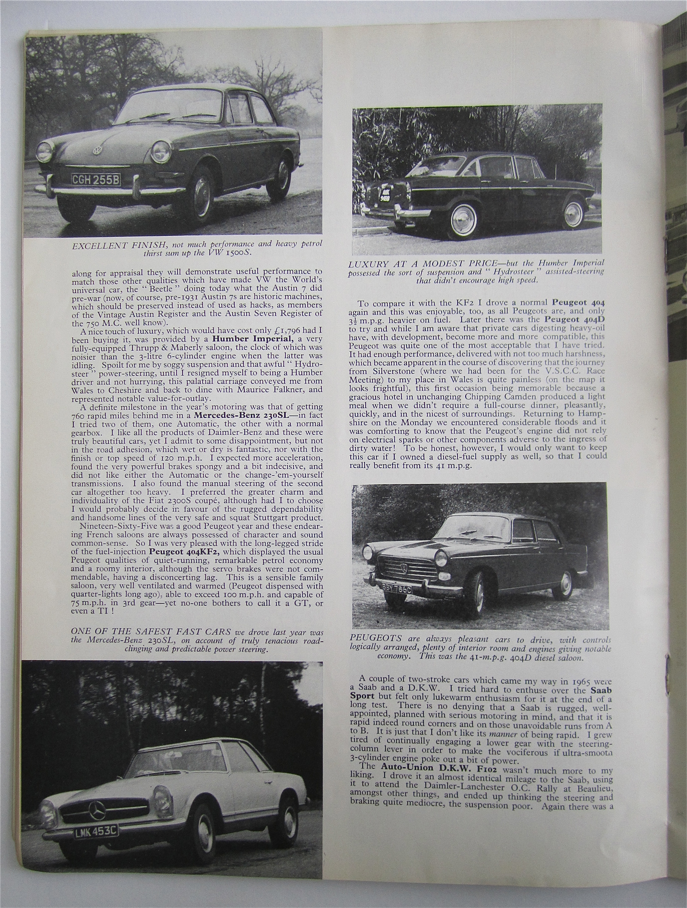 Motor Sport Magazine February 1966 Peter Westbury