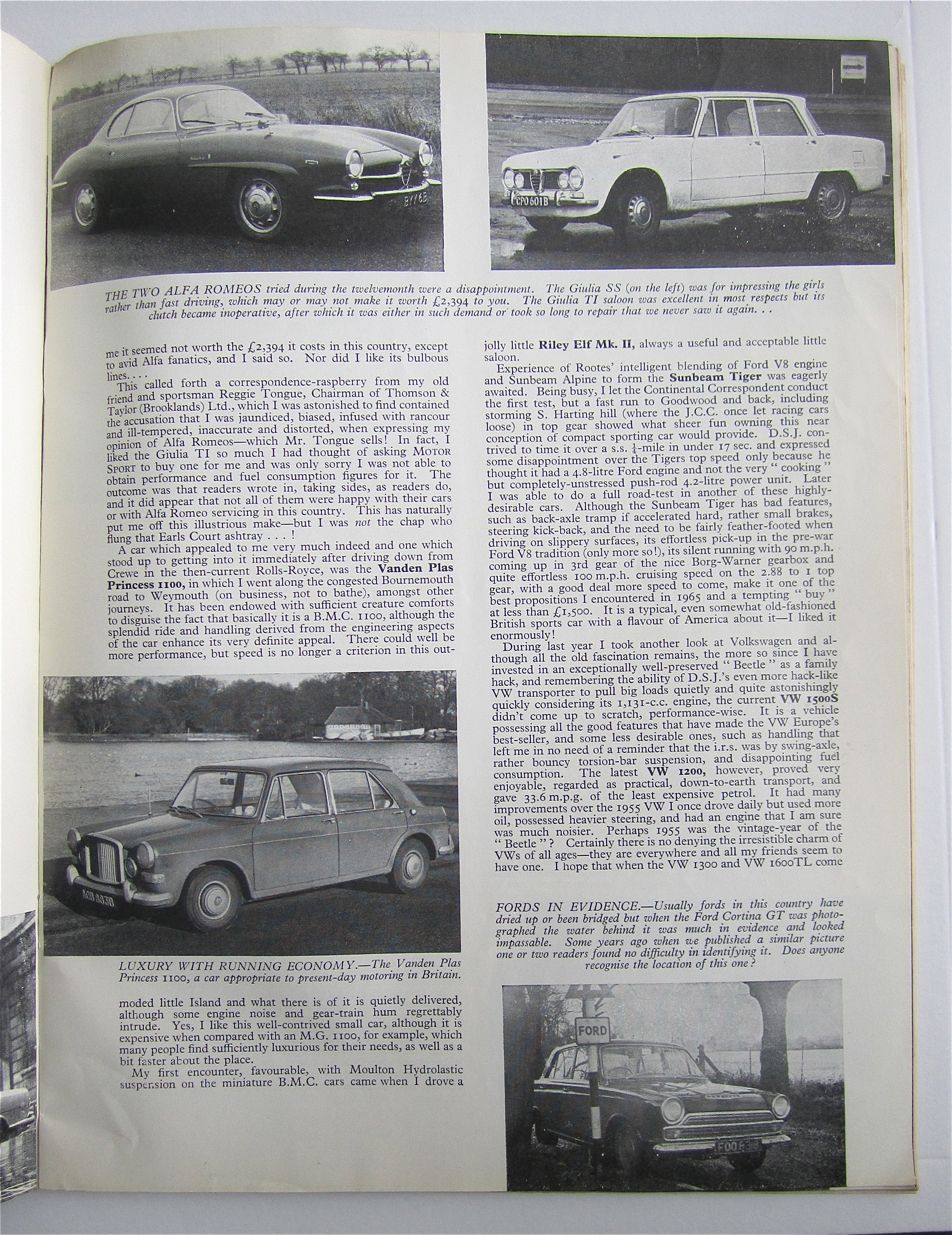 Motor Sport Magazine February 1966 Peter Westbury