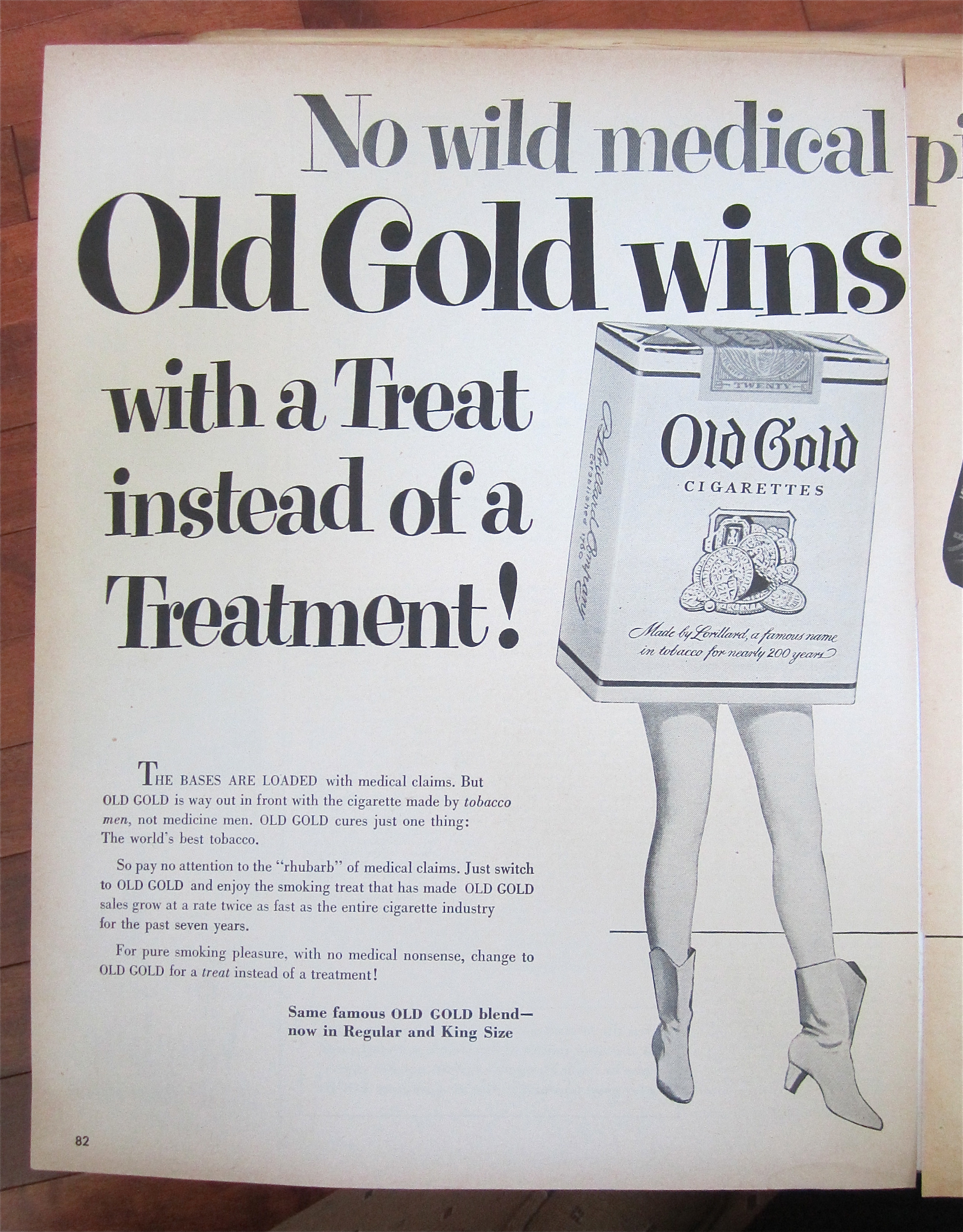 1953 Old Gold Cigarettes with Dennis James