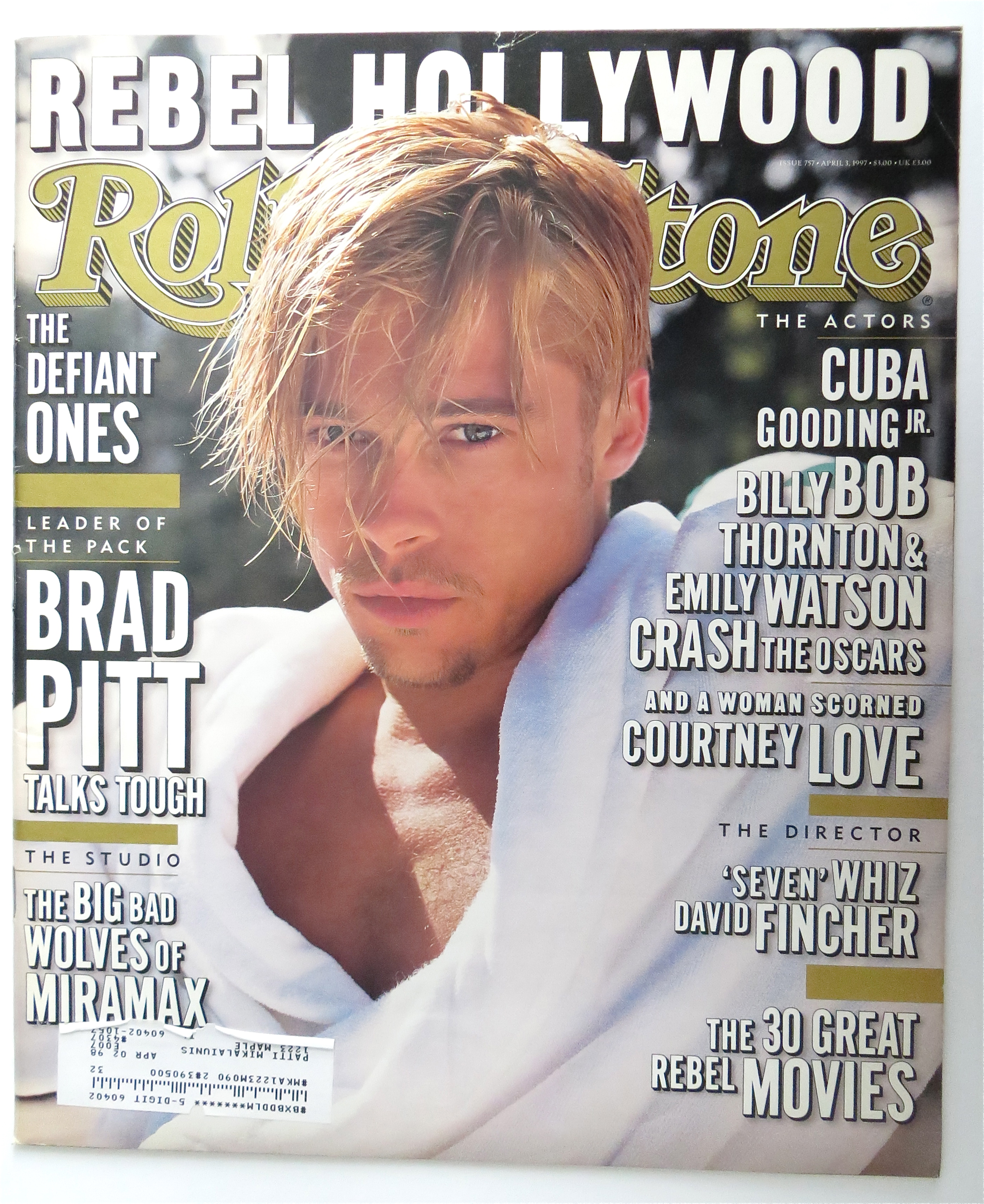 Rolling Stone April 3, 1997 Brad Pitt