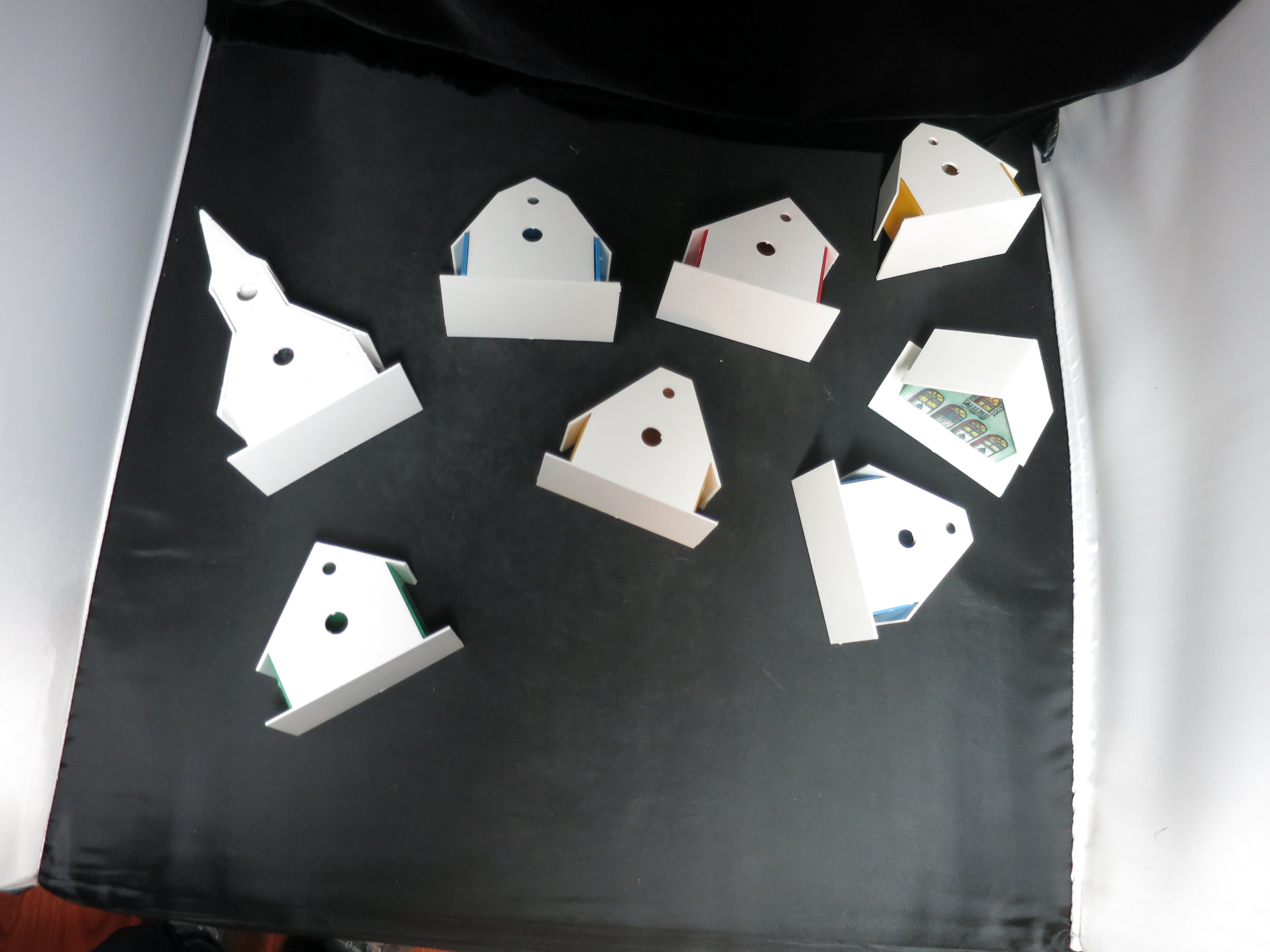 Putz House Alpine Village Plastic Light Covers