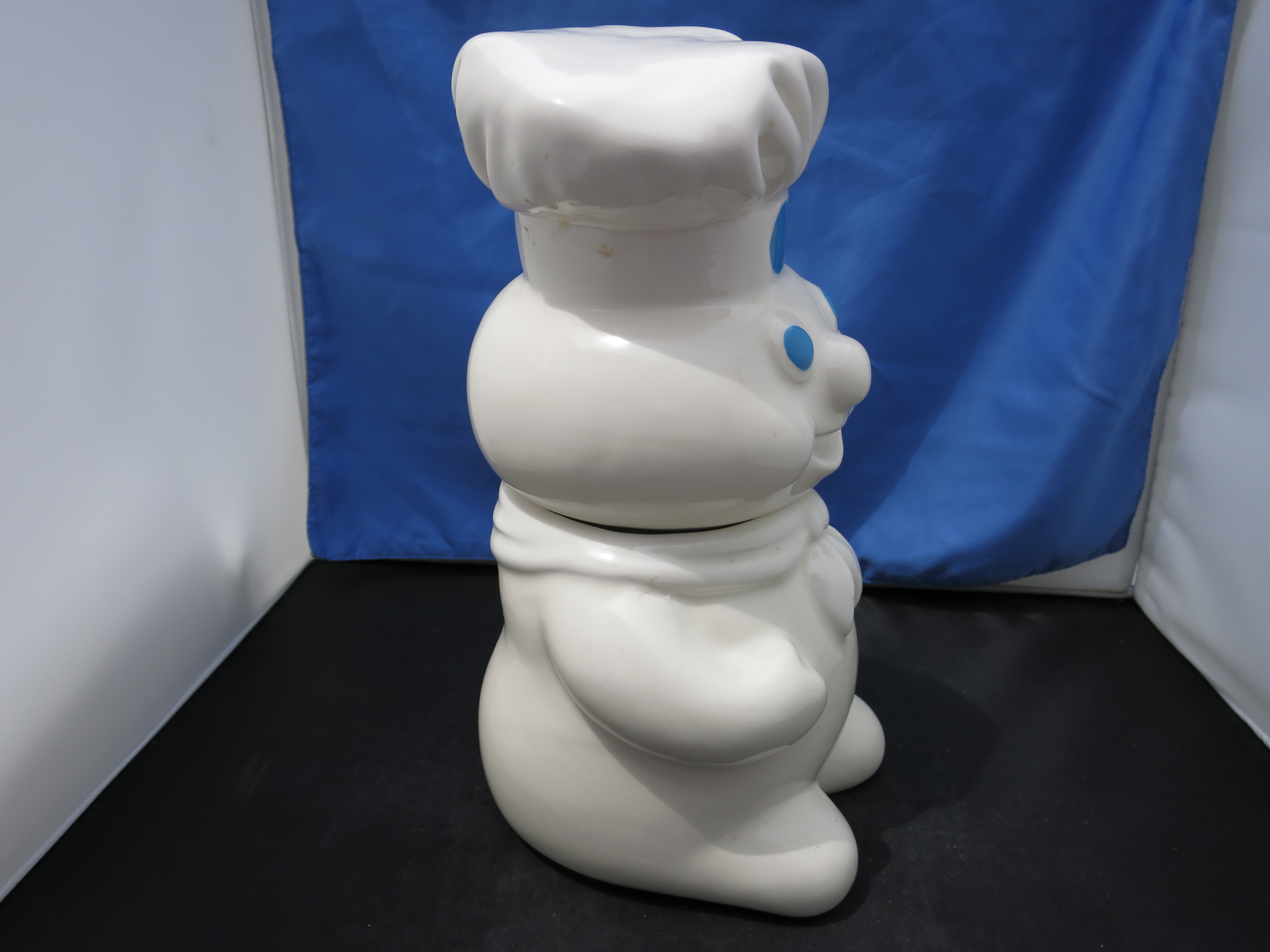 Doughboy Cookie Jar unusual blue