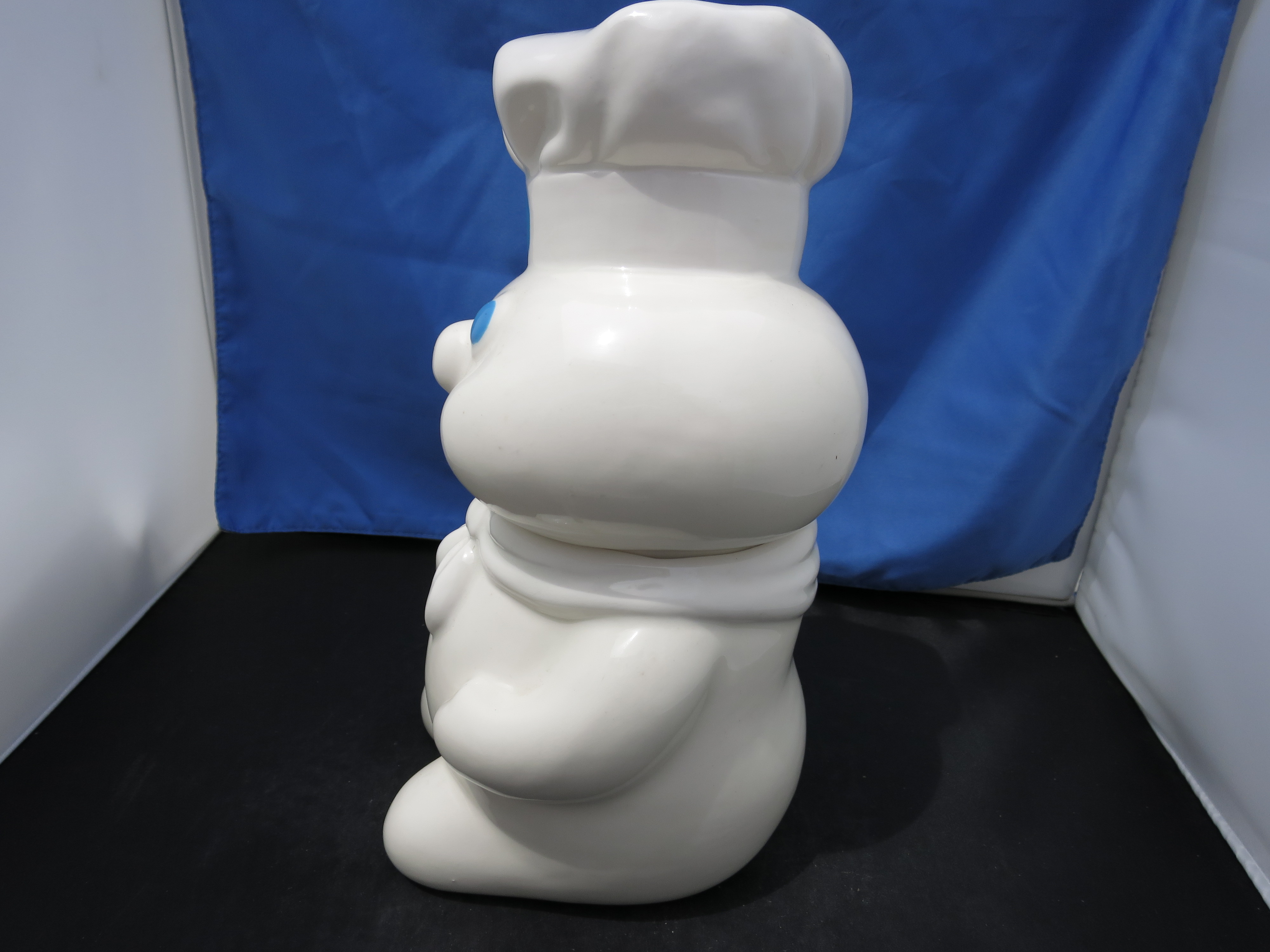 Doughboy Cookie Jar unusual blue
