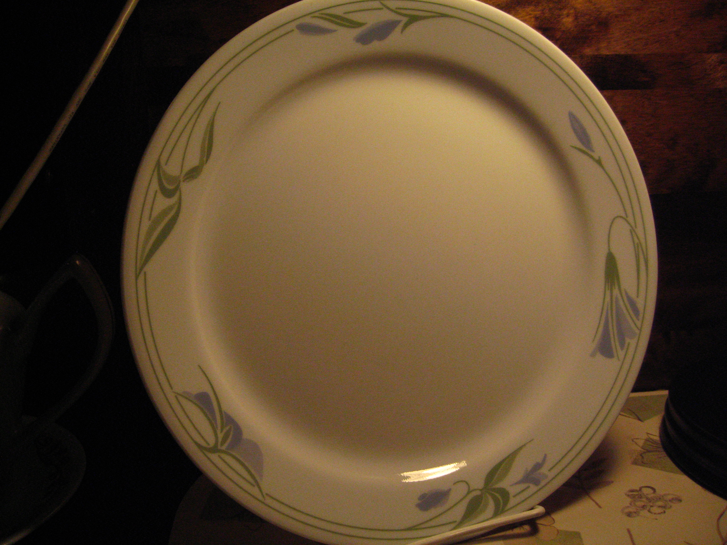 Corelle Blue Wreath Dinner Plate