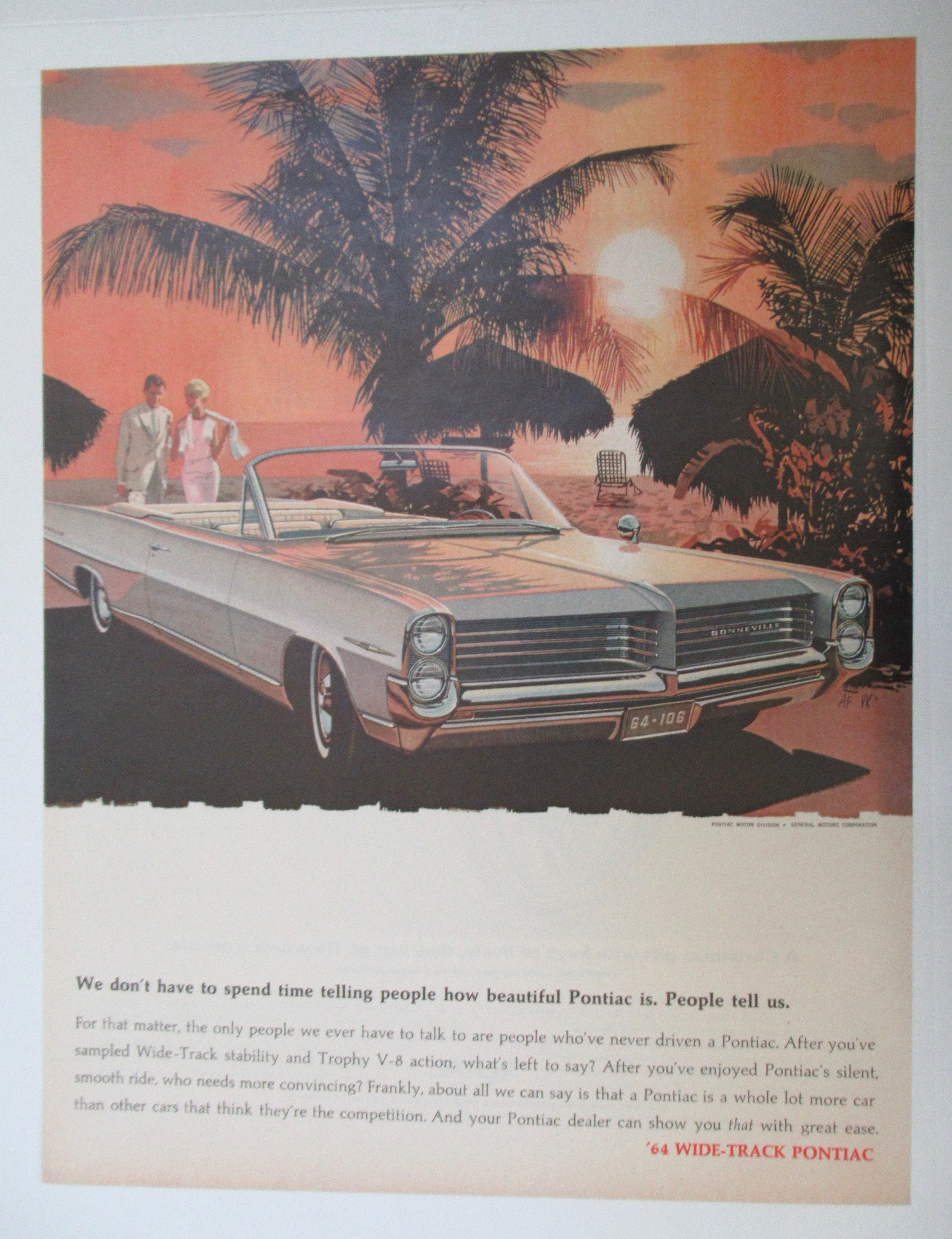 1963 Pontiac Automobile with Wide Track Pontiac