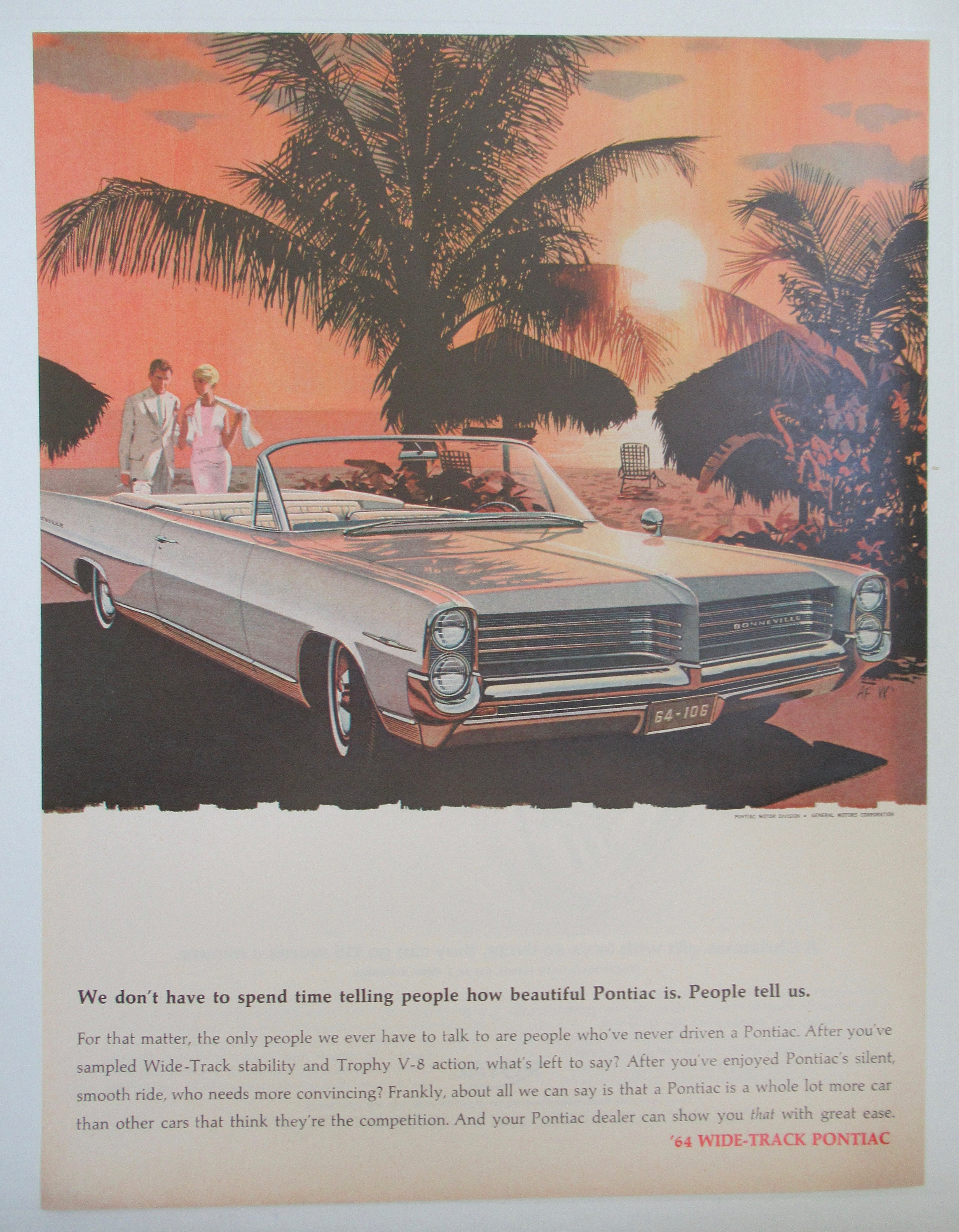 1963 Pontiac Automobile with Wide Track Pontiac