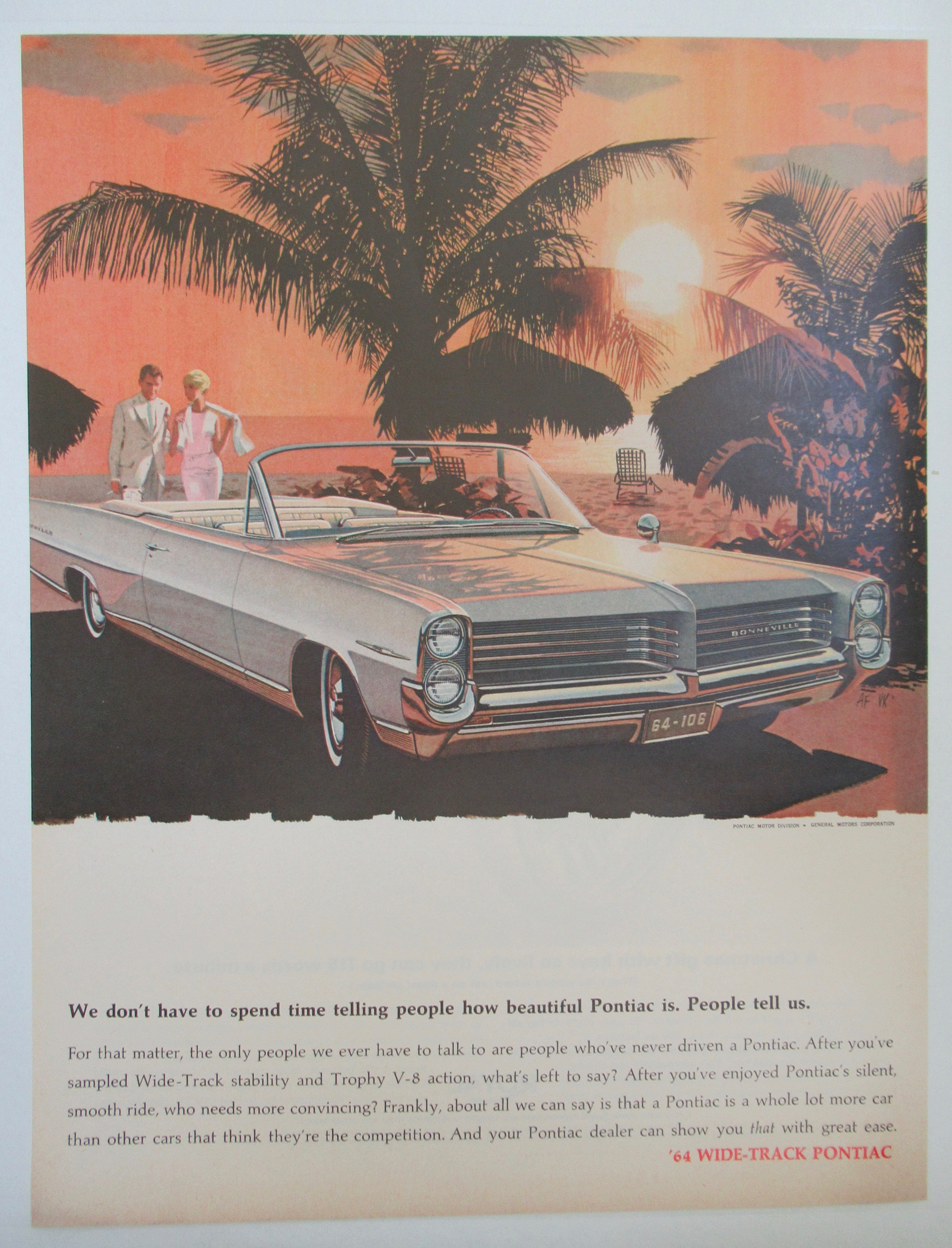 1963 Pontiac Automobile with Wide Track Pontiac