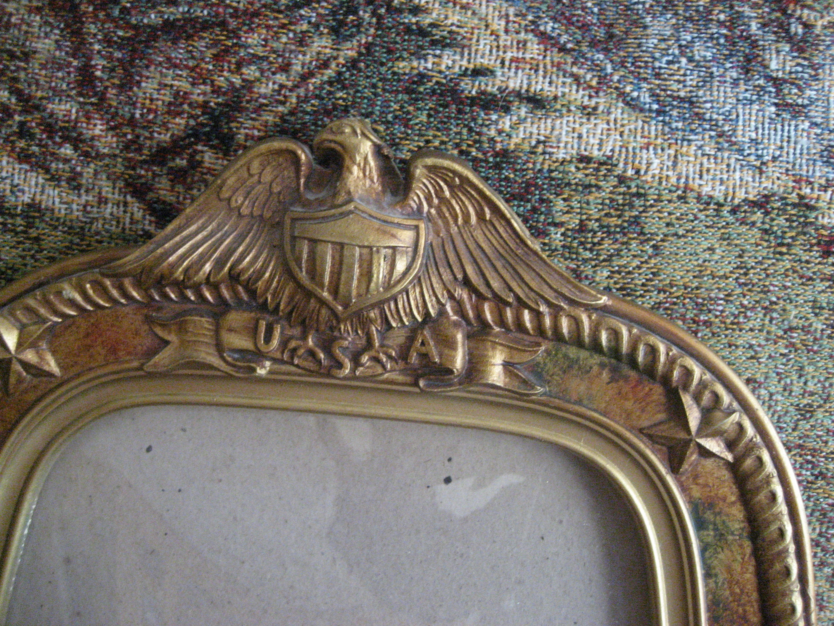 Eagle Curved Glass Picture Frame