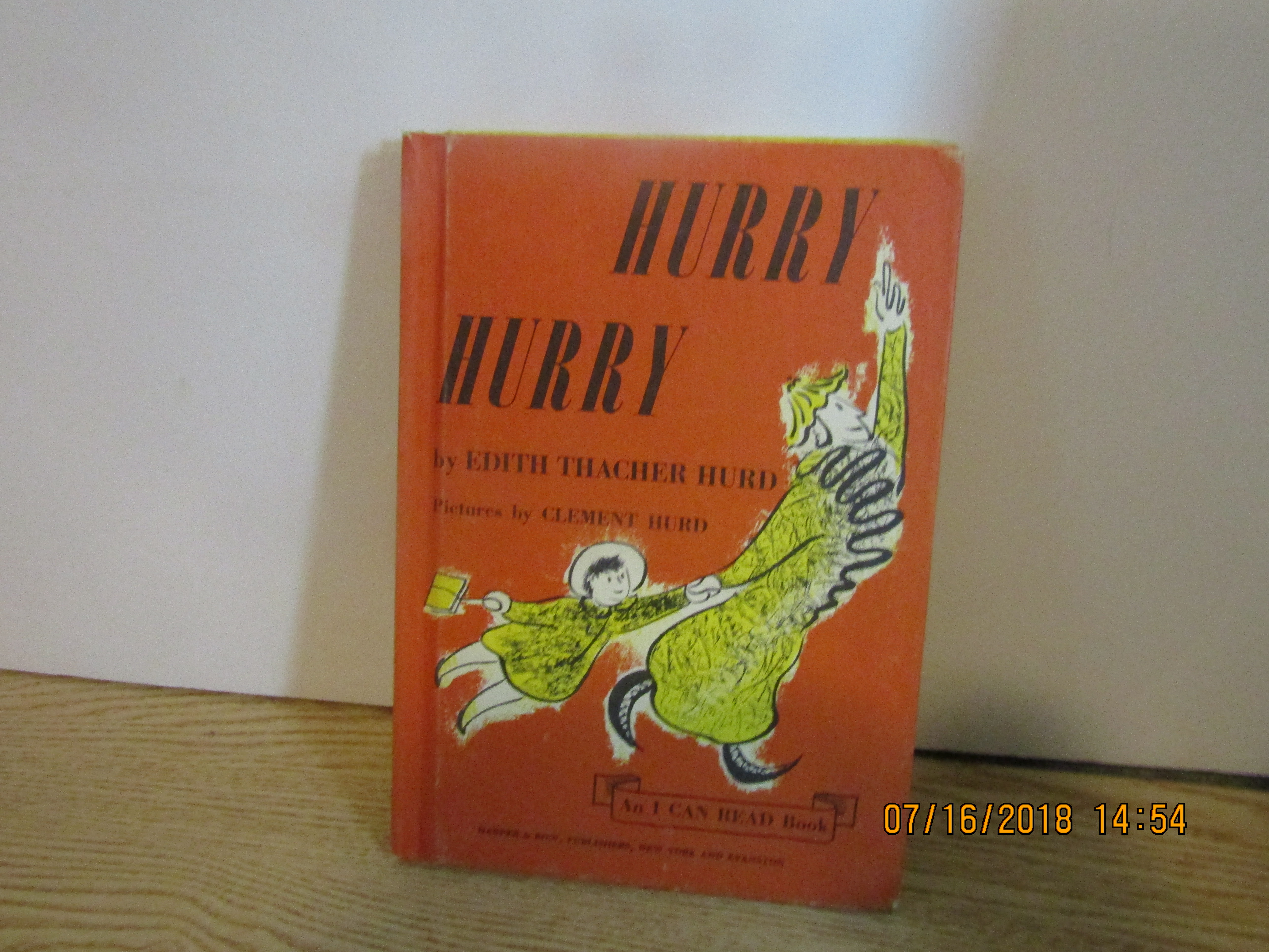 Children's An I Can Read Book Hurry Hurry
