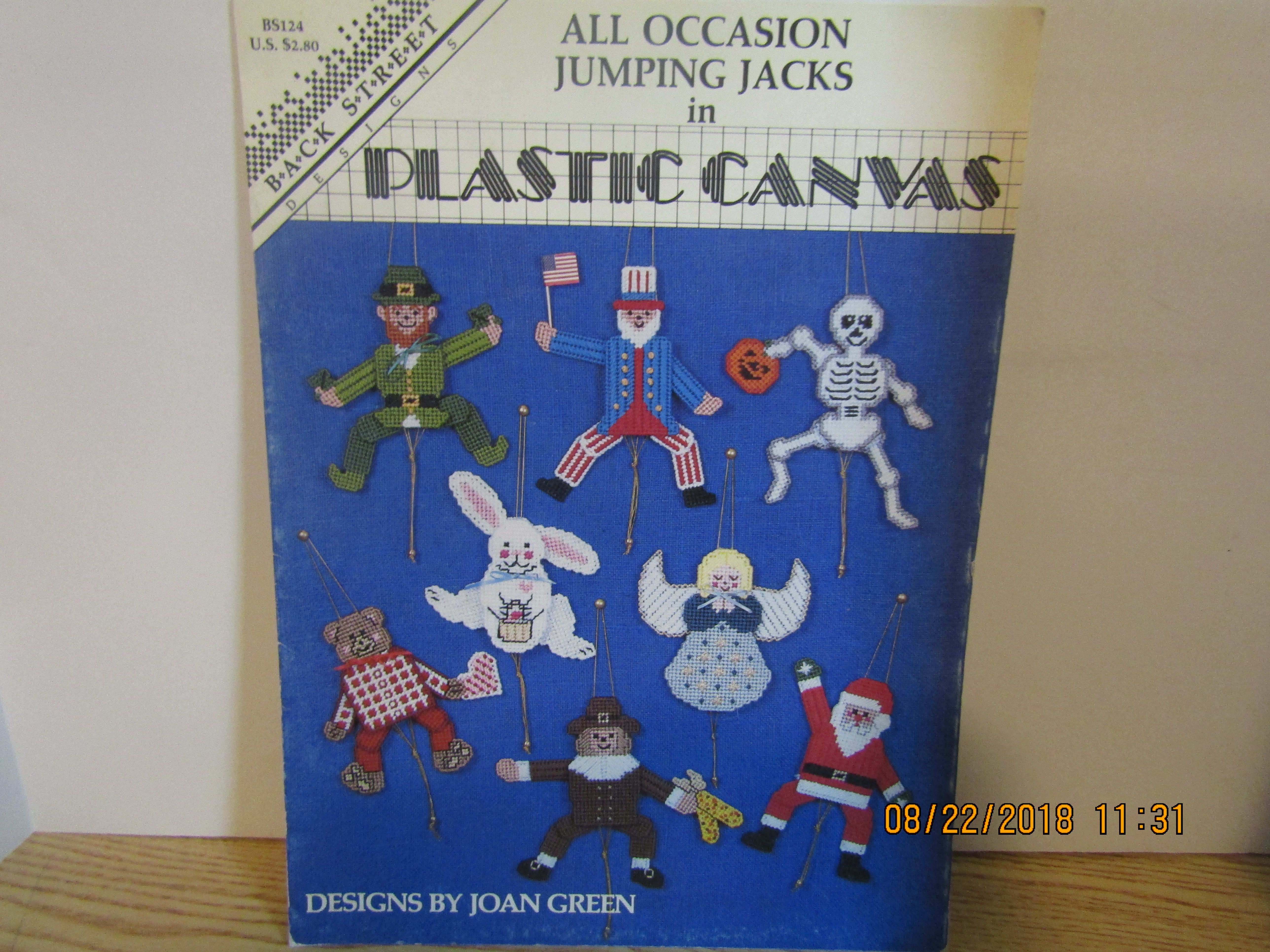 Back Street PlasticCanvas All Occasion Jumpin Jacks#124