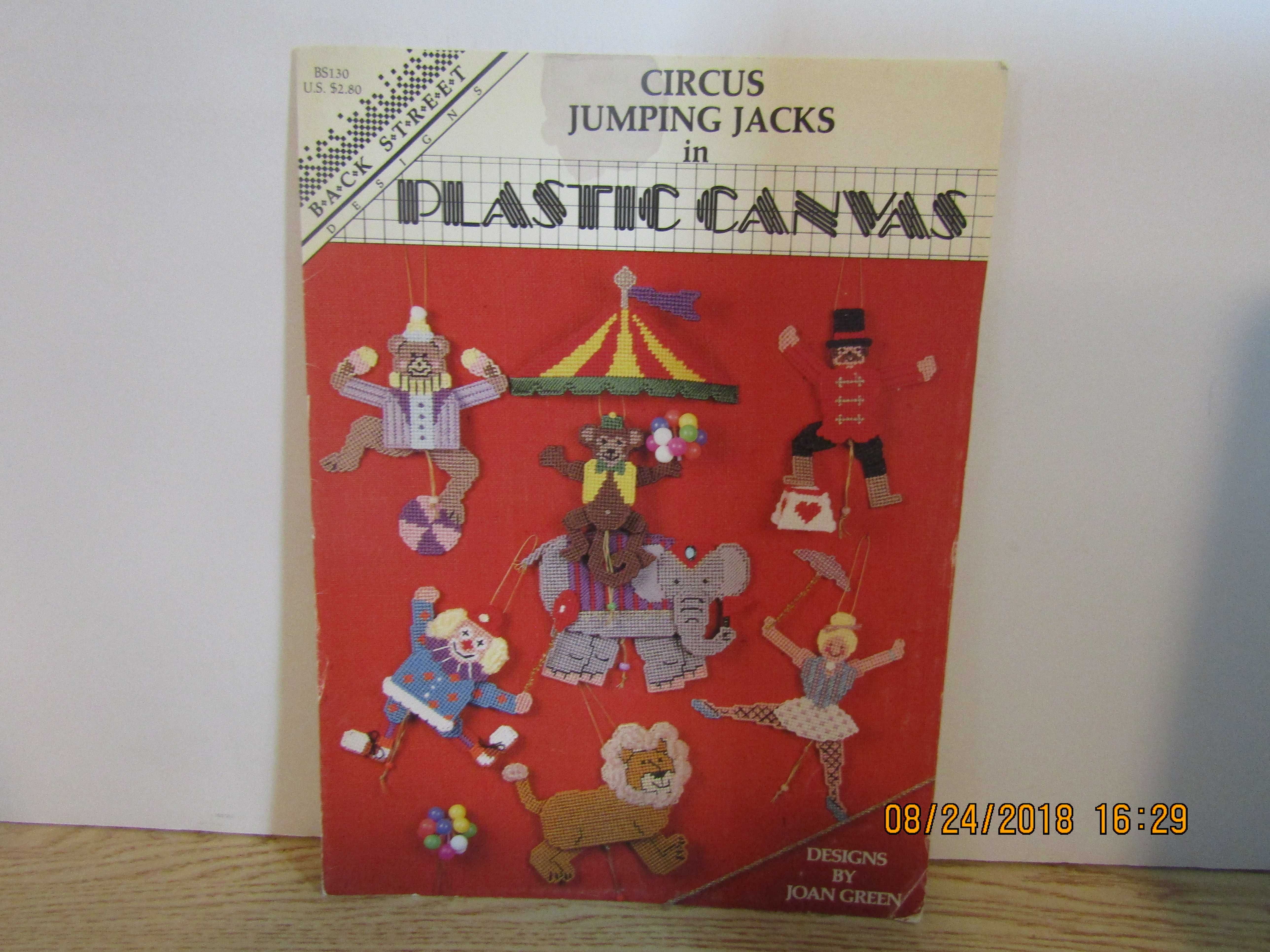 Back Street Plastic Canvas Circus Jumping Jacks #130