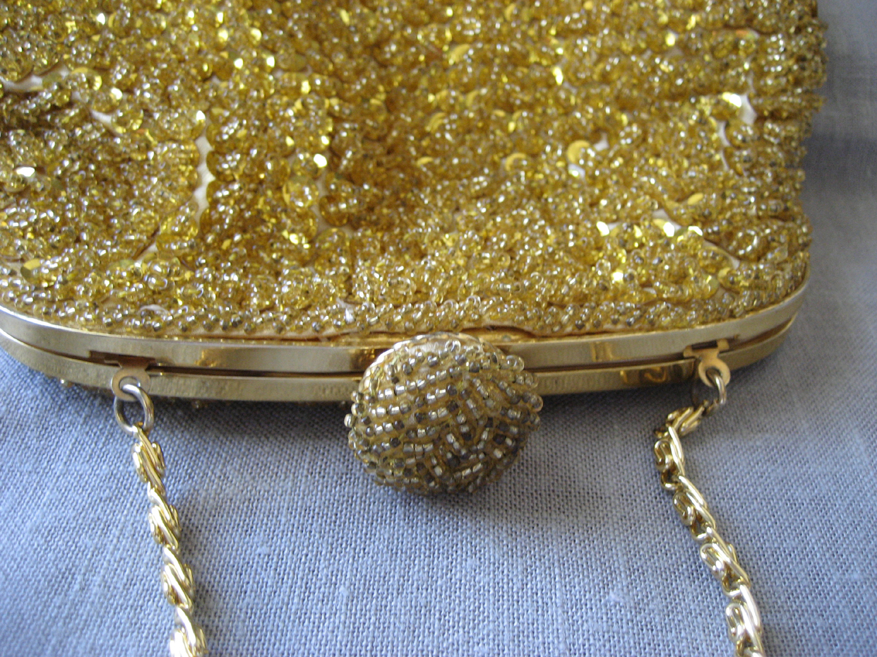 Richere Sequin and Beaded Purse