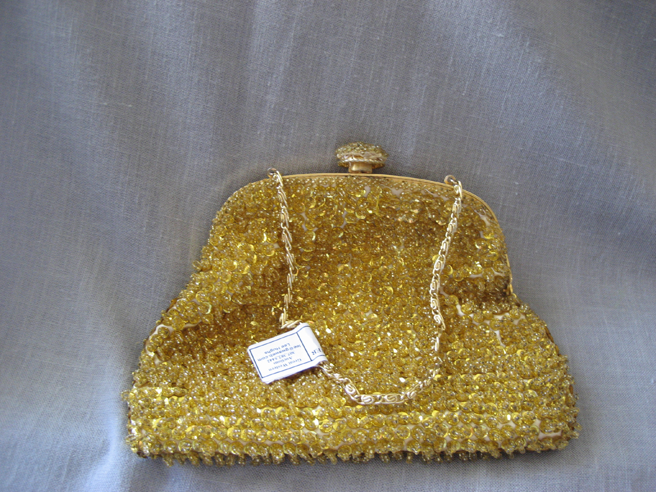 Richere Sequin and Beaded Purse