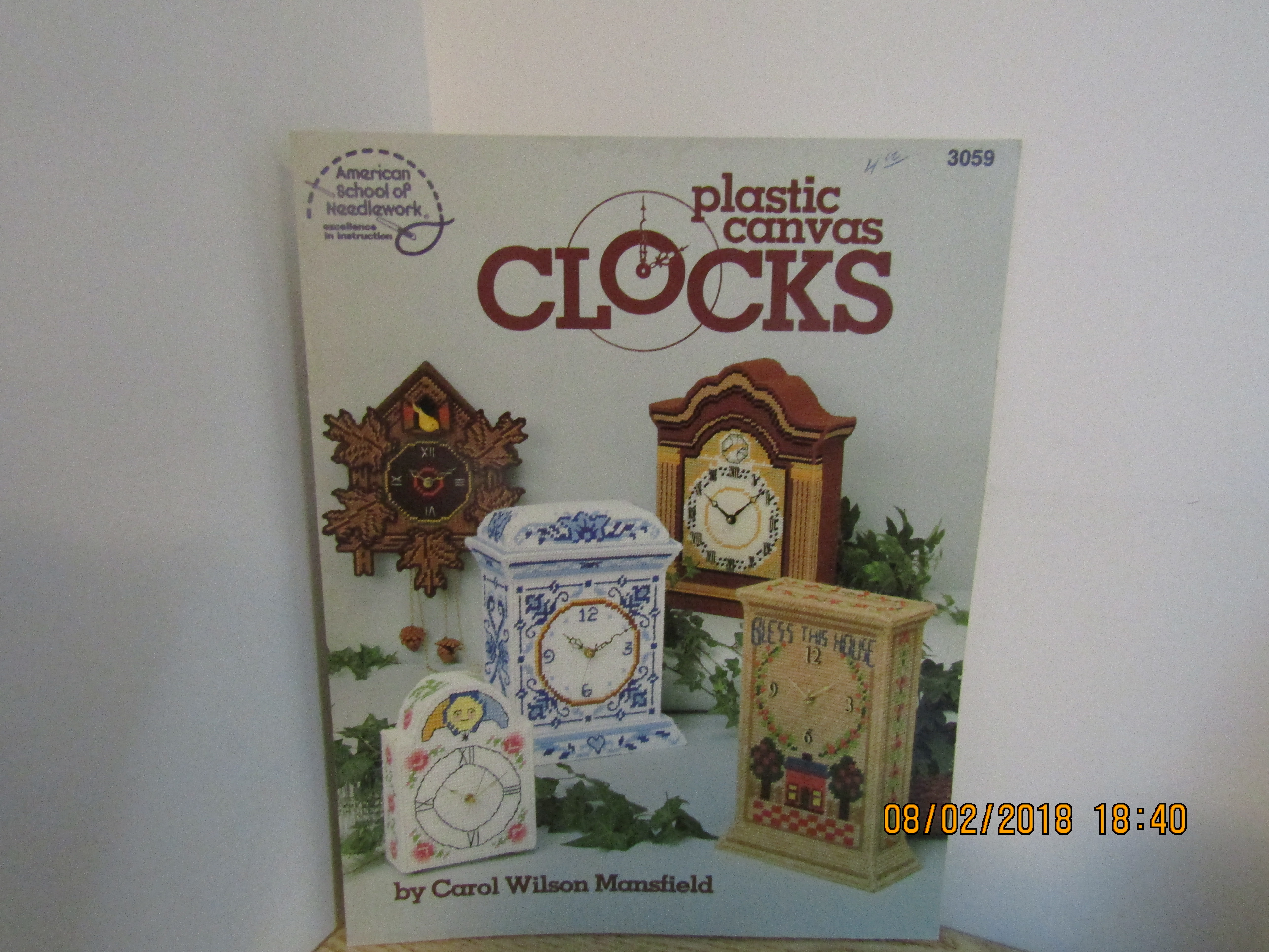 ASN Plastic Canvas Clocks #3059