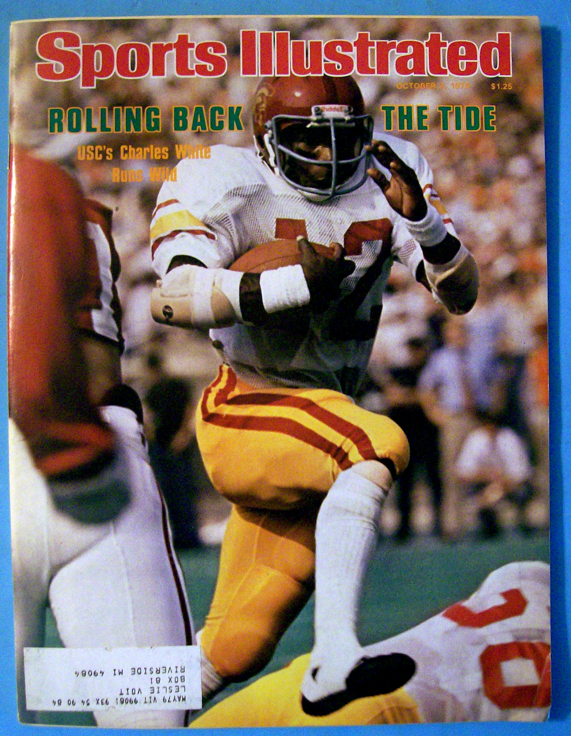 Sports Illustrated Magazine-October 2, 1978- C. White